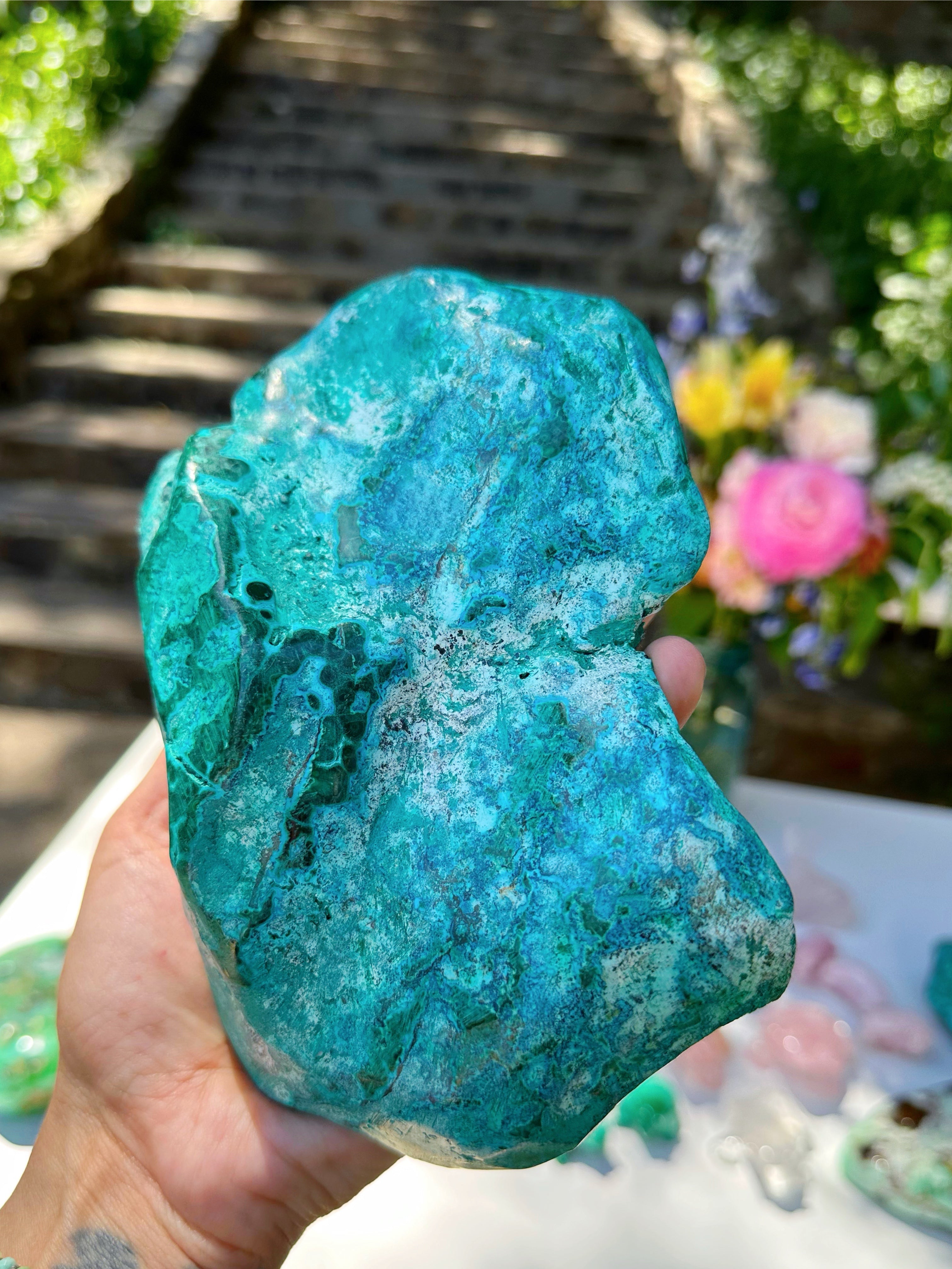 Chrysocolla w/ Malachite - Baltic Mermaid