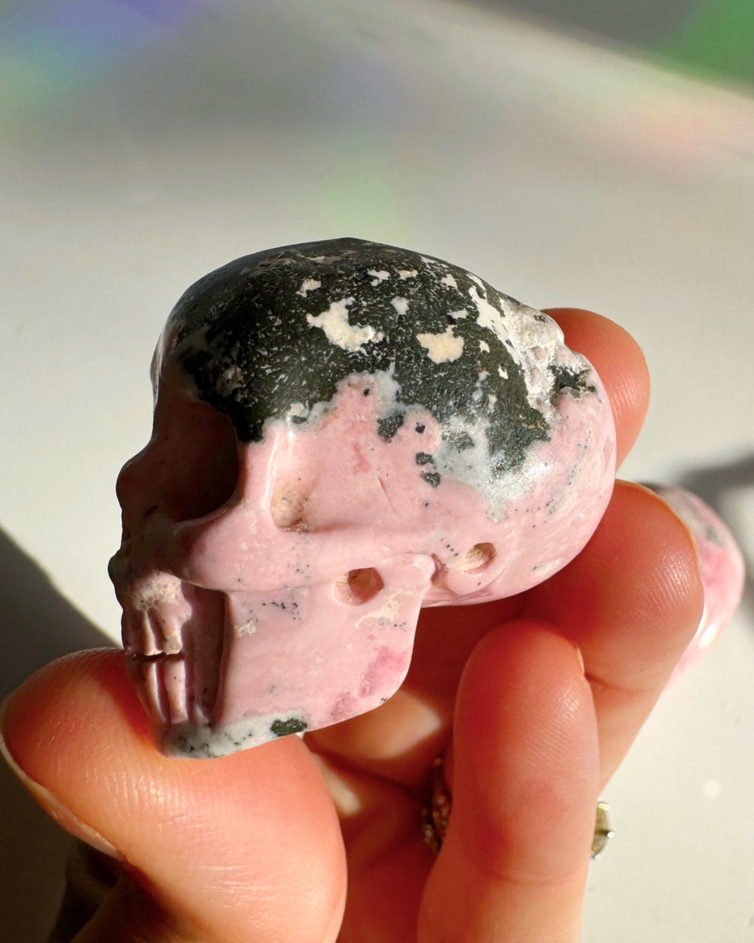 Rhodonite Skull - Baltic Mermaid