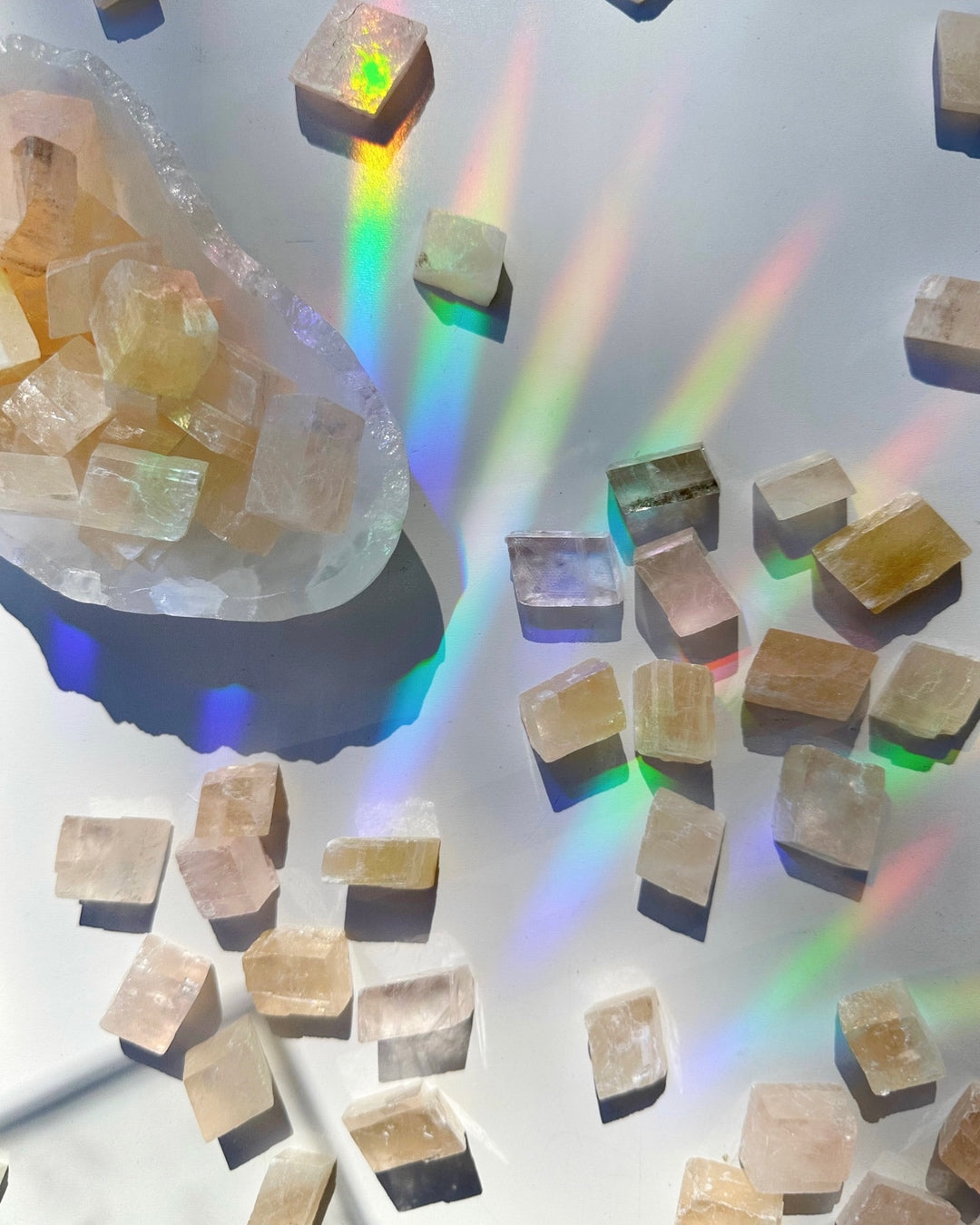 Mini Pink Optical Calcite - Baltic Mermaid