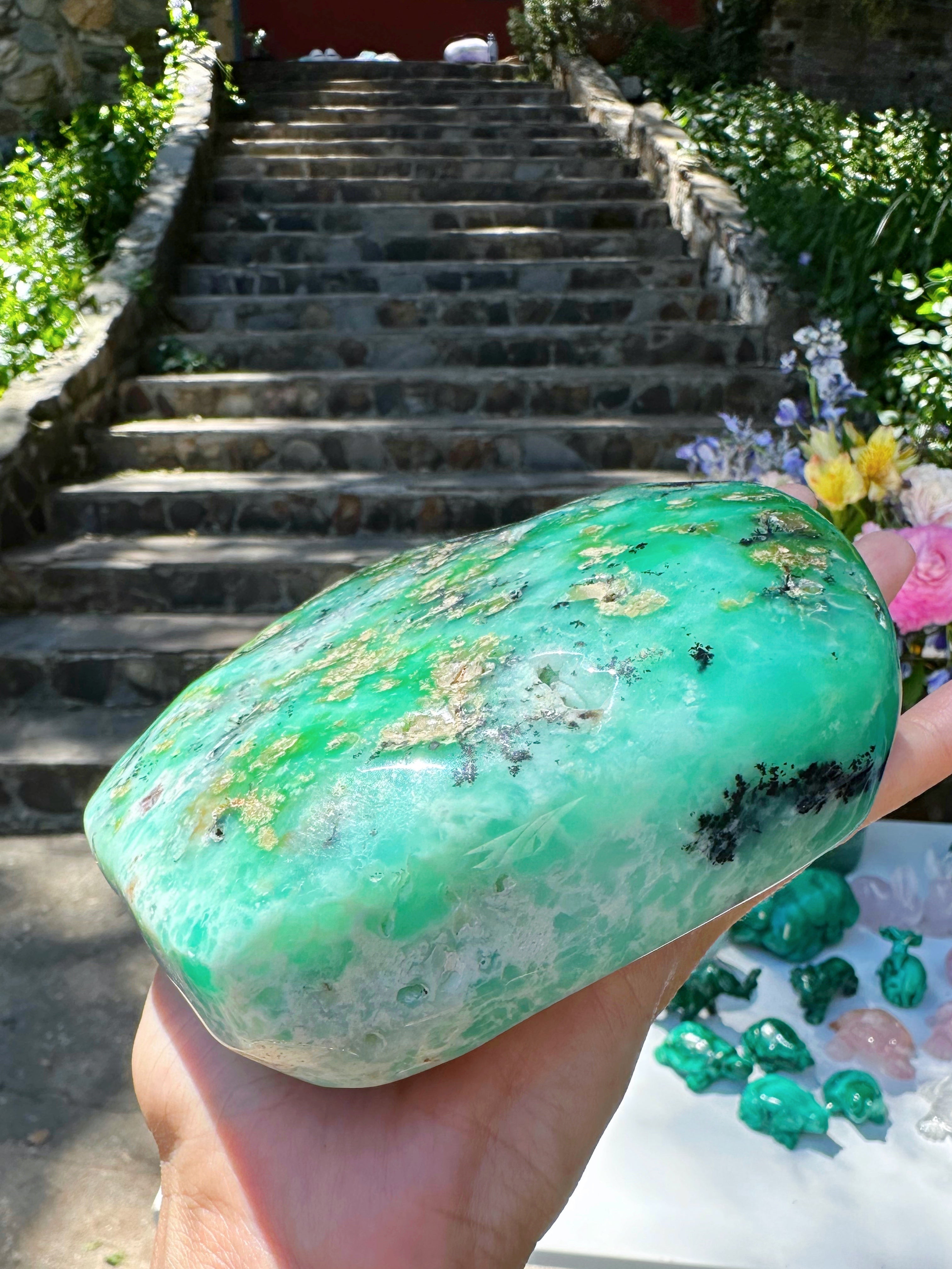 Chrysoprase Freeform - from Australian - Baltic Mermaid