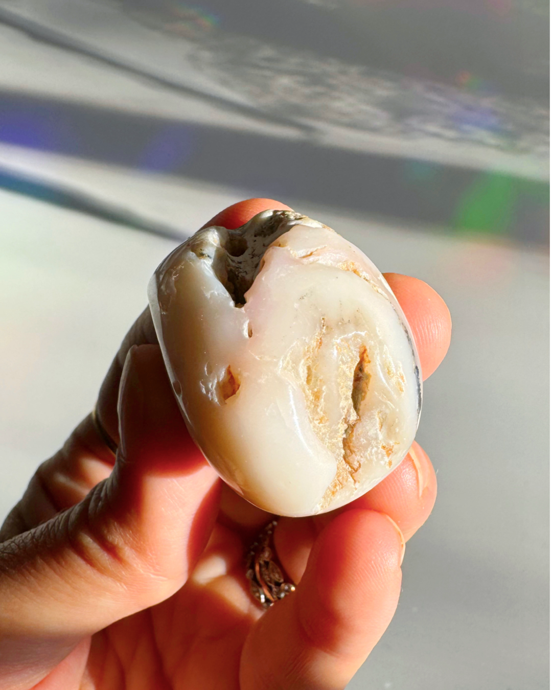 Pink Opal Skull - Baltic Mermaid