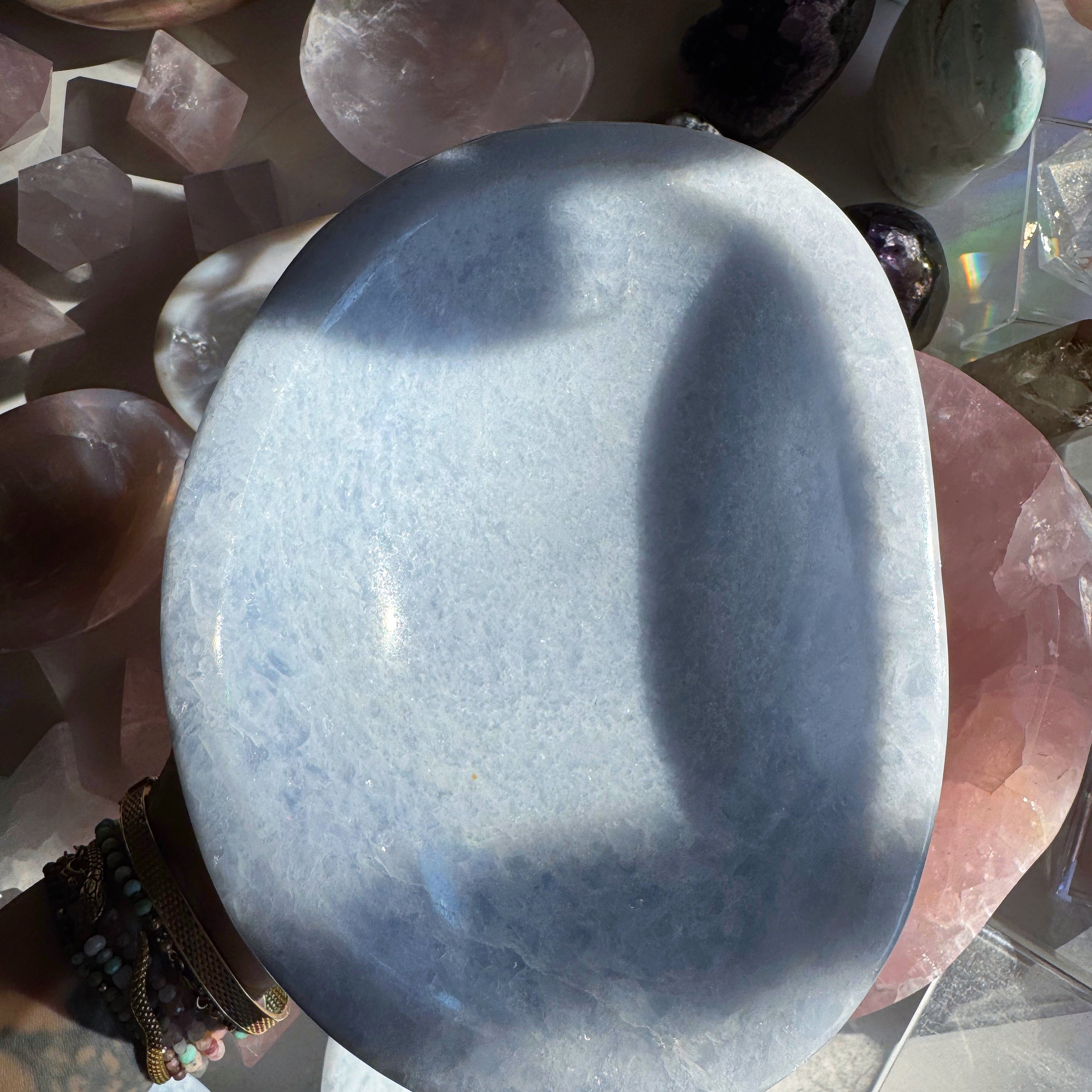 Blue Calcite Bowl Baltic Mermaid