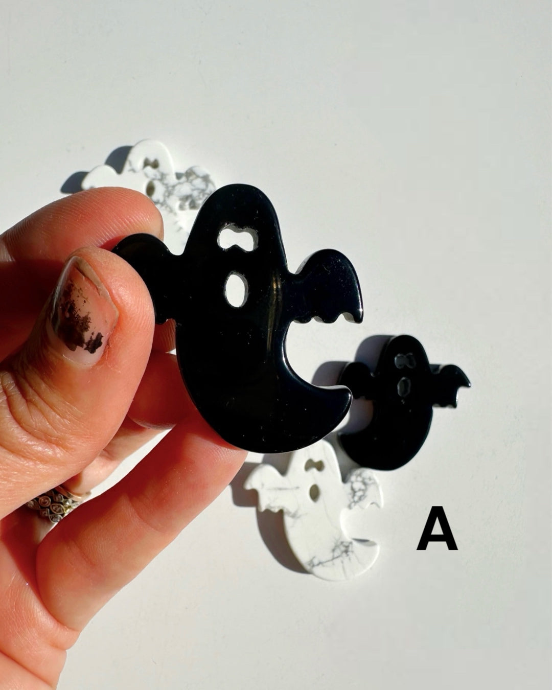 Howlite & Black Obsidian Ghosts - Baltic Mermaid