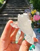 Hand Carved Clear Quartz Frog - Baltic Mermaid