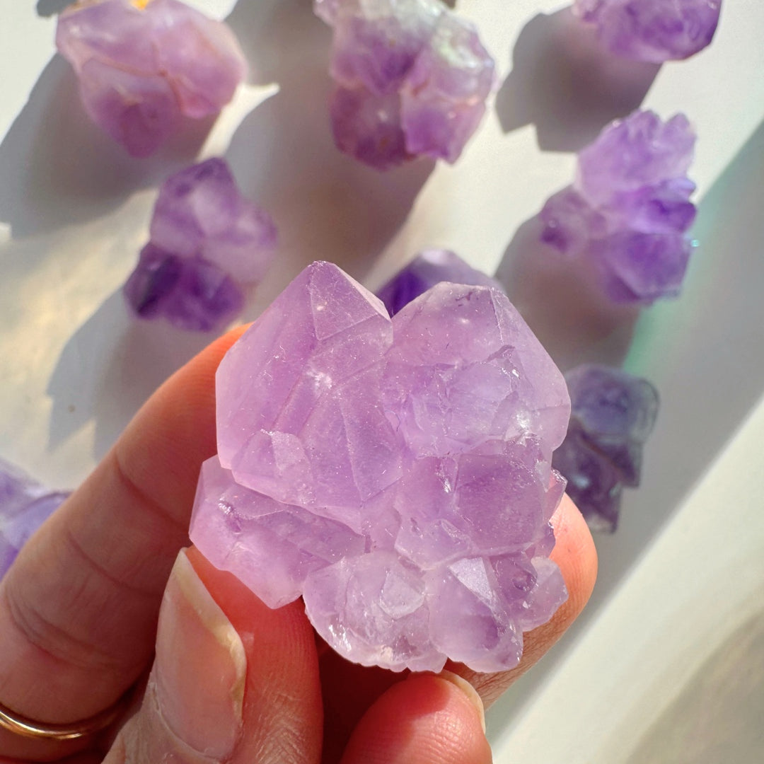 Tibetan Elestial Amethyst Cluster - Baltic Mermaid