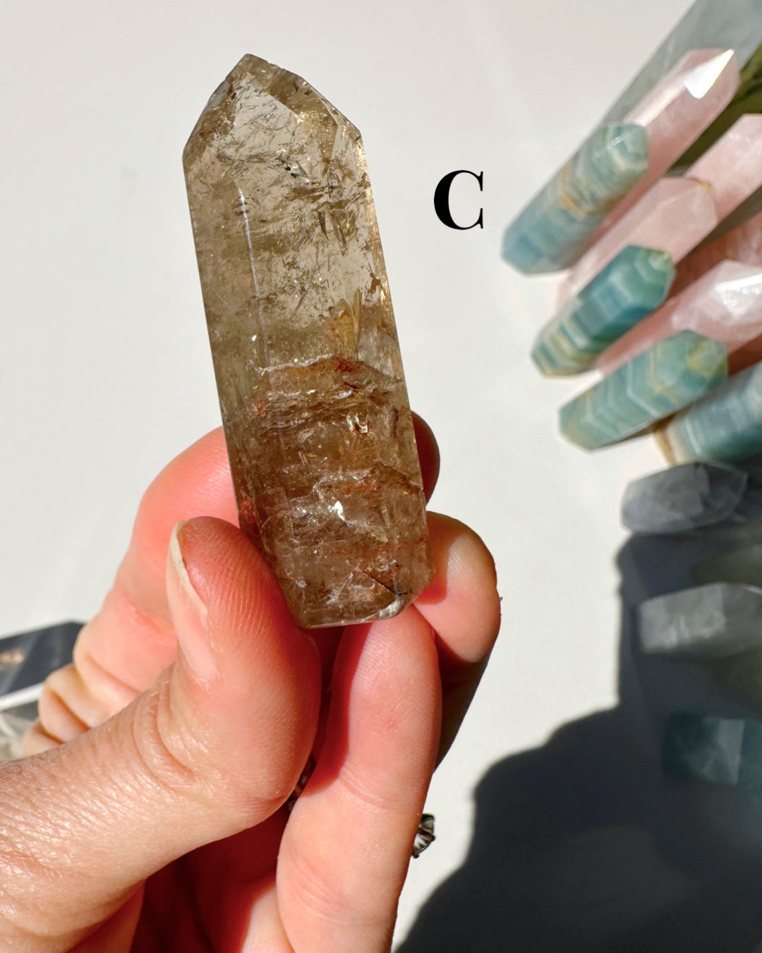 Smoky Quartz Towers - Small - Baltic Mermaid