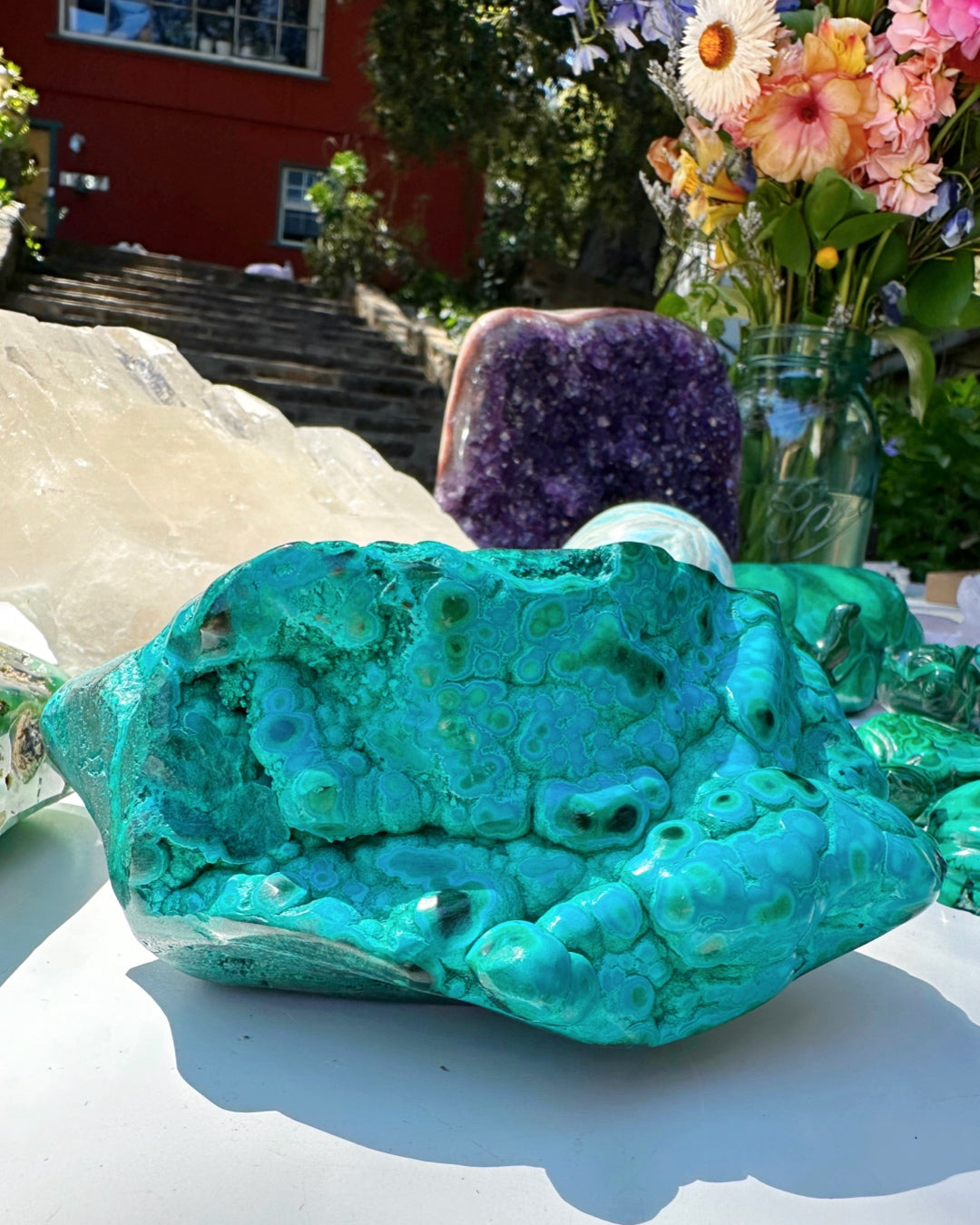 Chrysocolla w/ Malachite - Baltic Mermaid