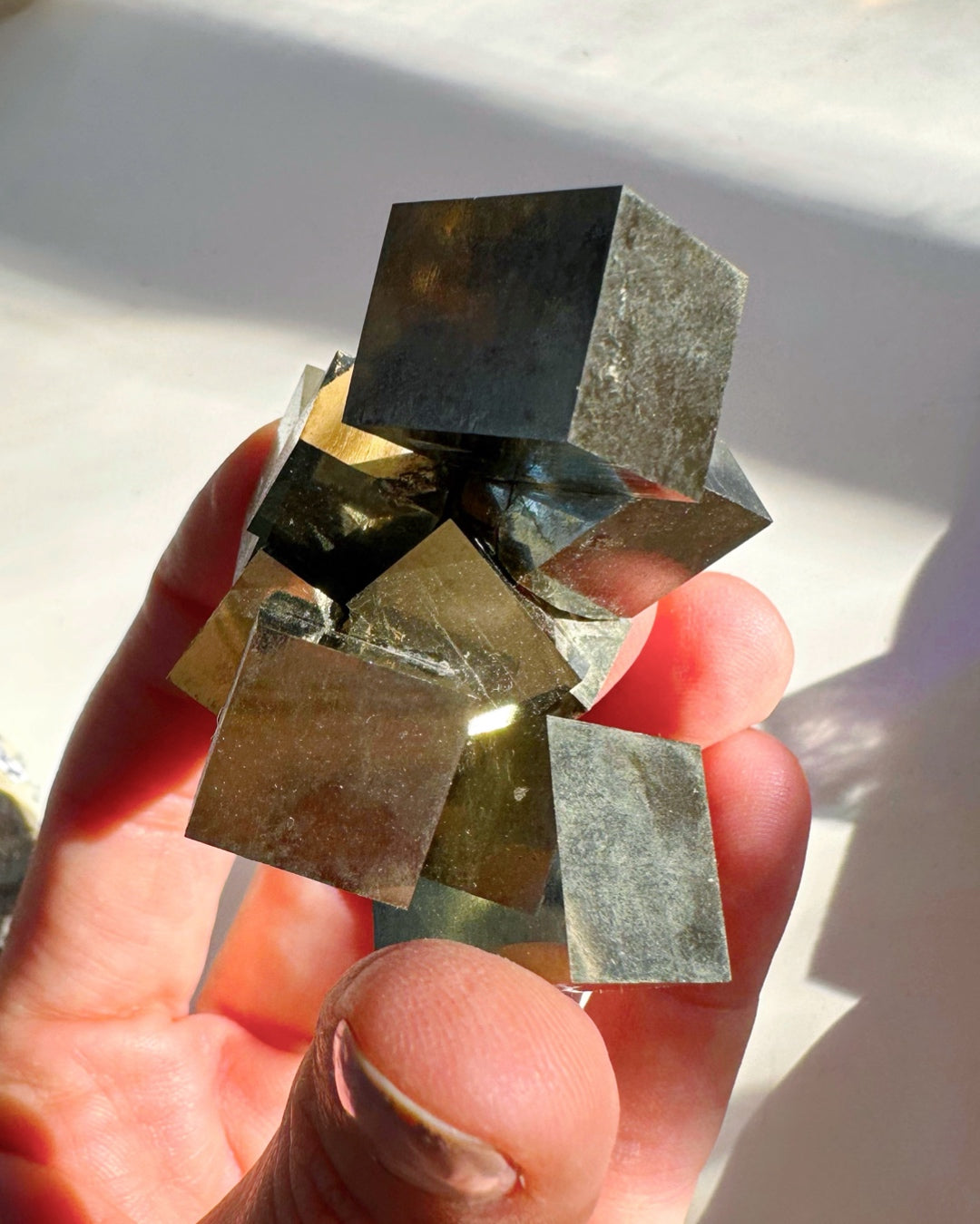 Pyrite Cube Cluster - AAA - Baltic Mermaid