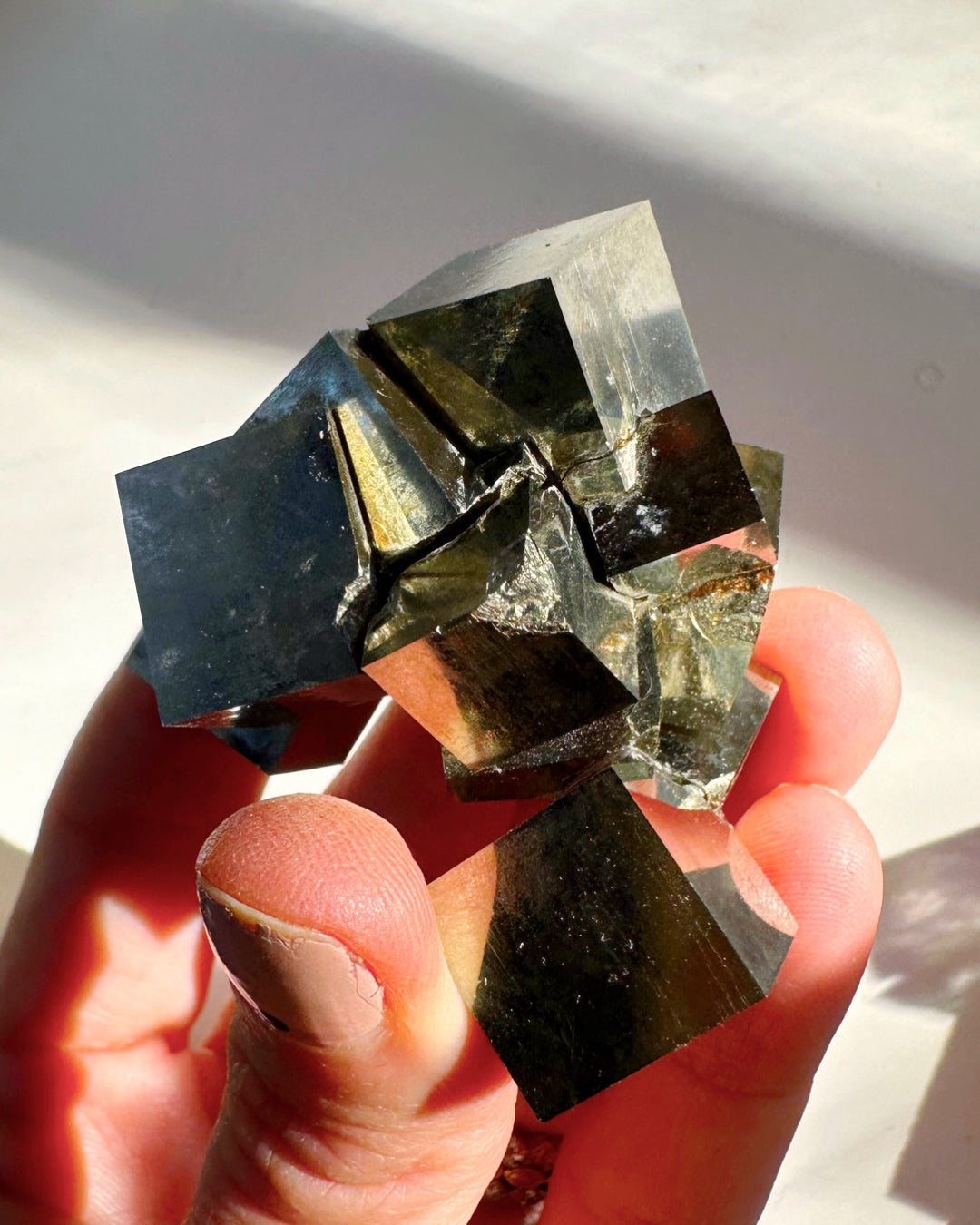 Pyrite Cube Cluster - AAA - Baltic Mermaid
