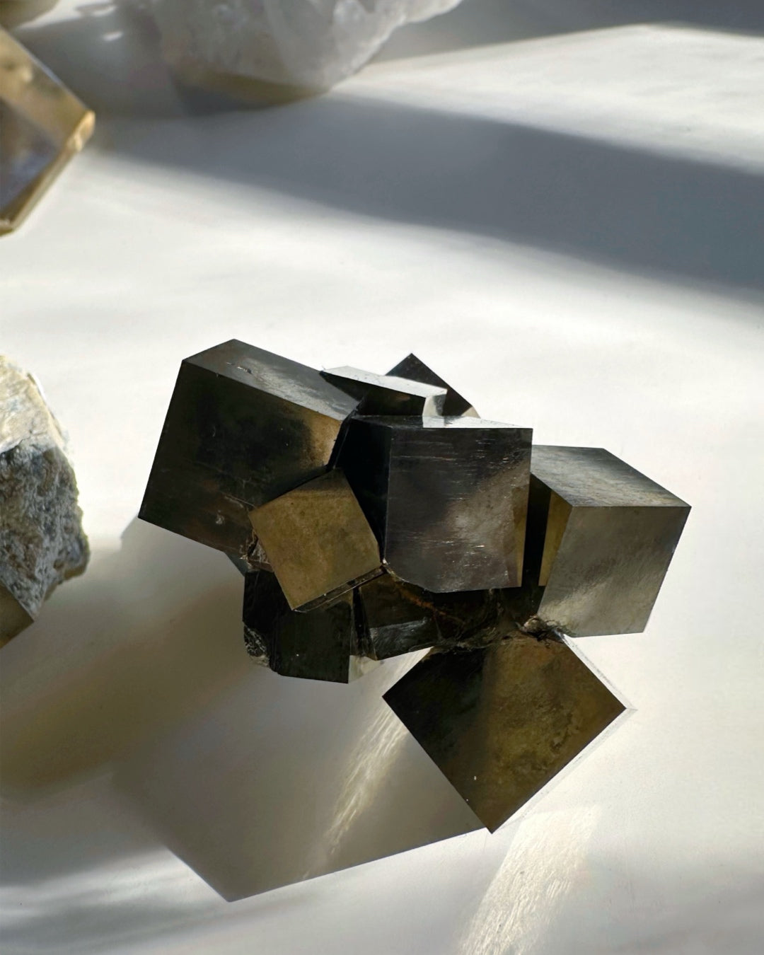 Pyrite Cube Cluster - AAA - Baltic Mermaid
