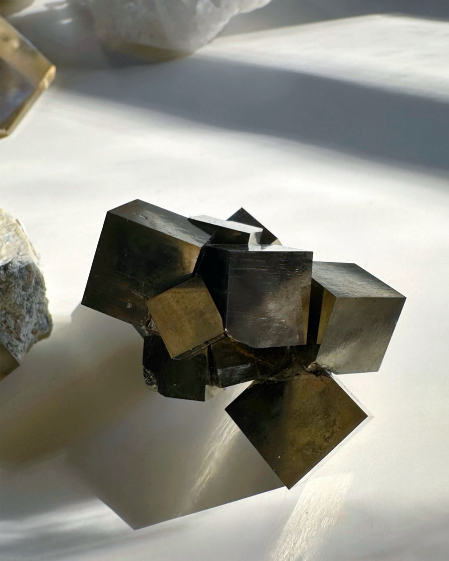 Pyrite Cube Cluster - AAA