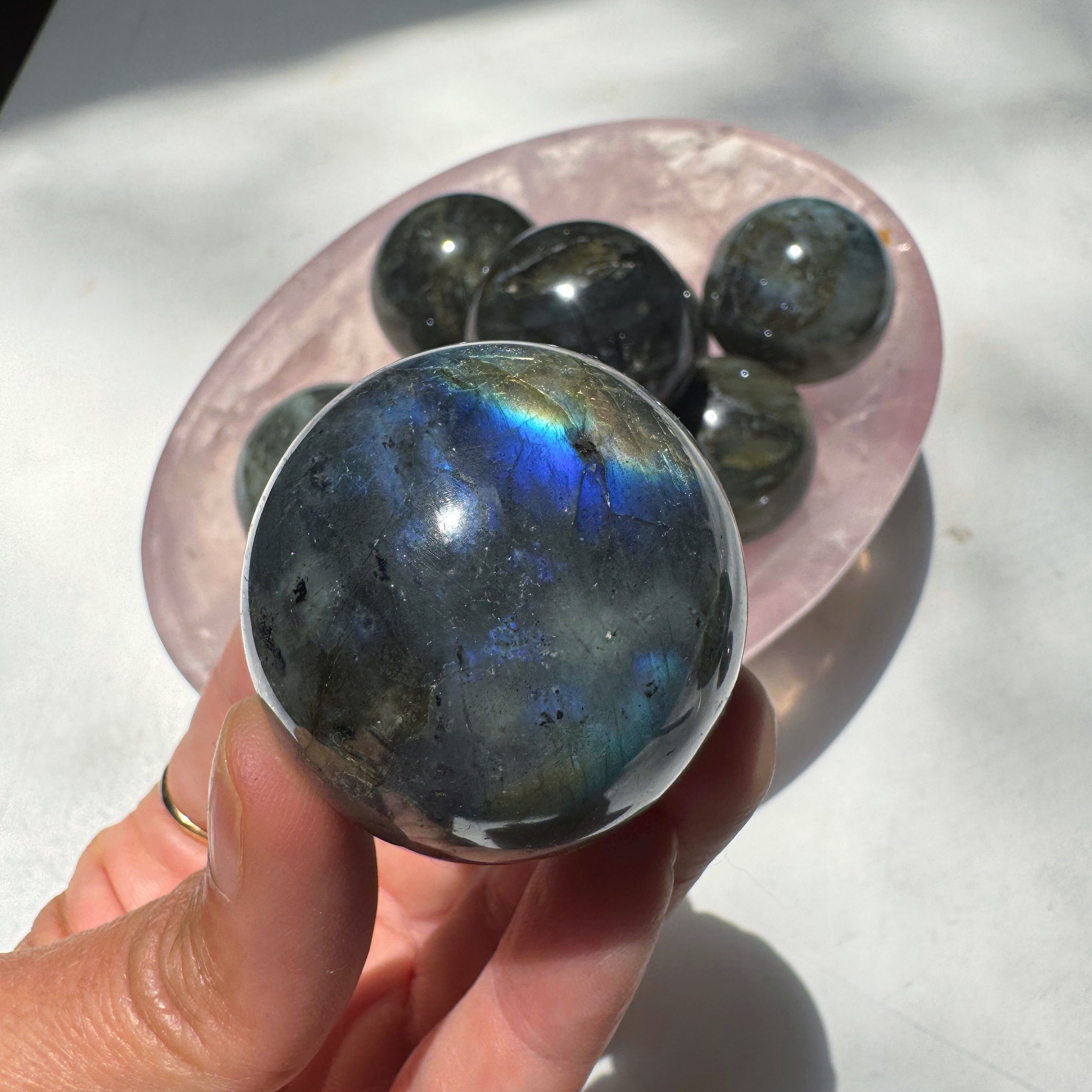 Labradorite Spheres Baltic Mermaid