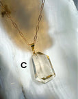 AAA Citrine Pendant 14k Gold Filled Necklace Baltic Mermaid
