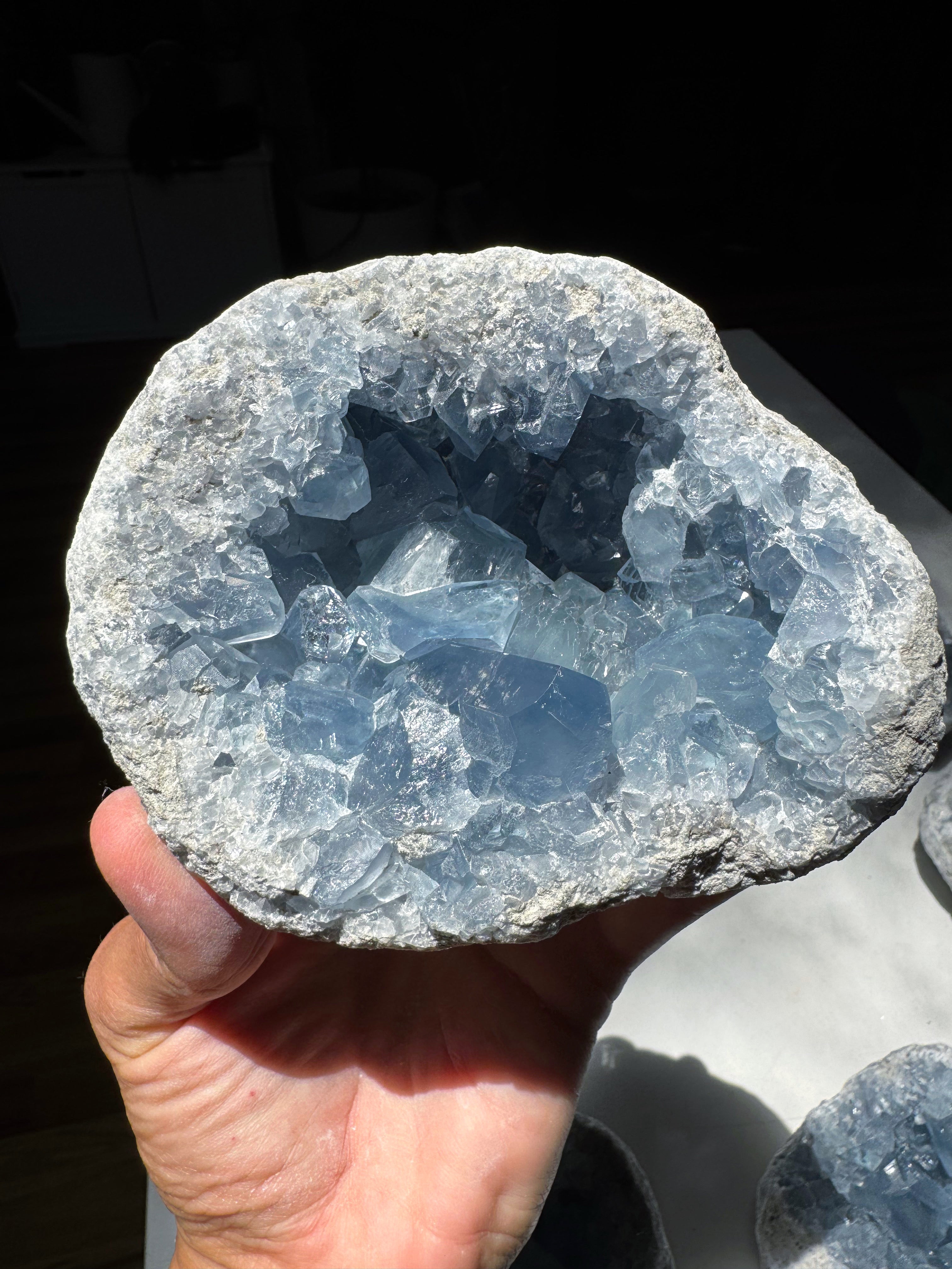 Celestite Cluster Baltic Mermaid