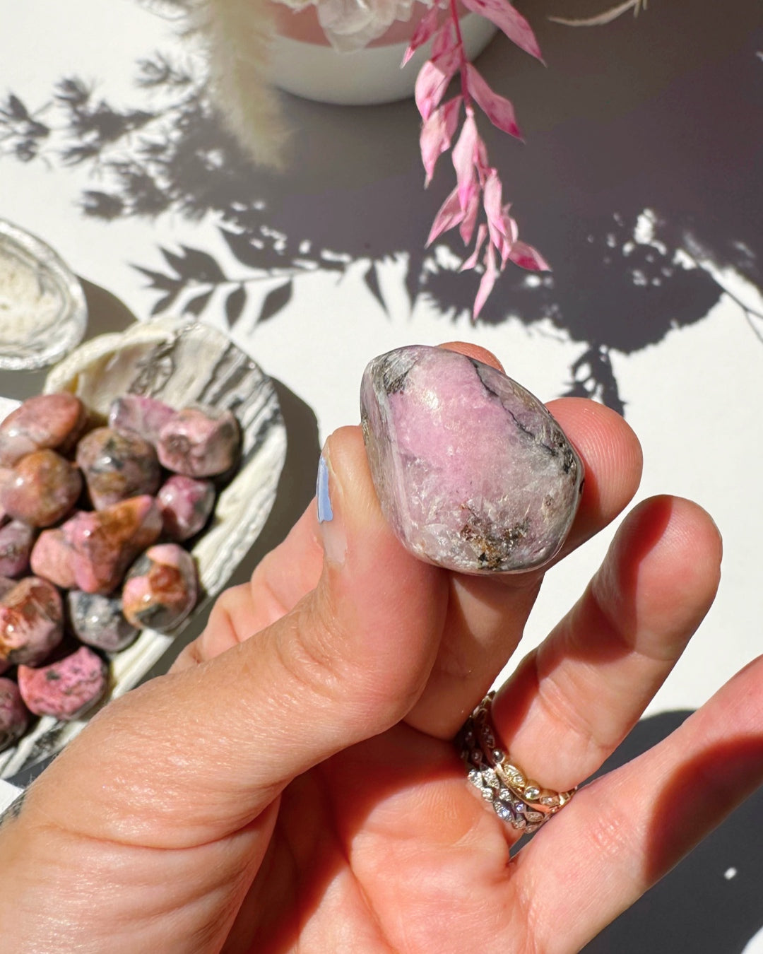 Cobalto Calcite Tumbled Stones - Baltic Mermaid