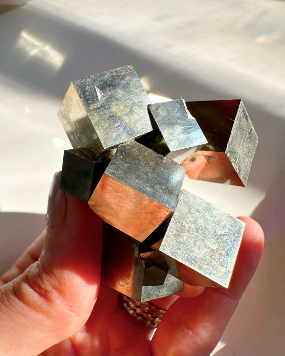 Pyrite Cube Cluster - AAA - Baltic Mermaid