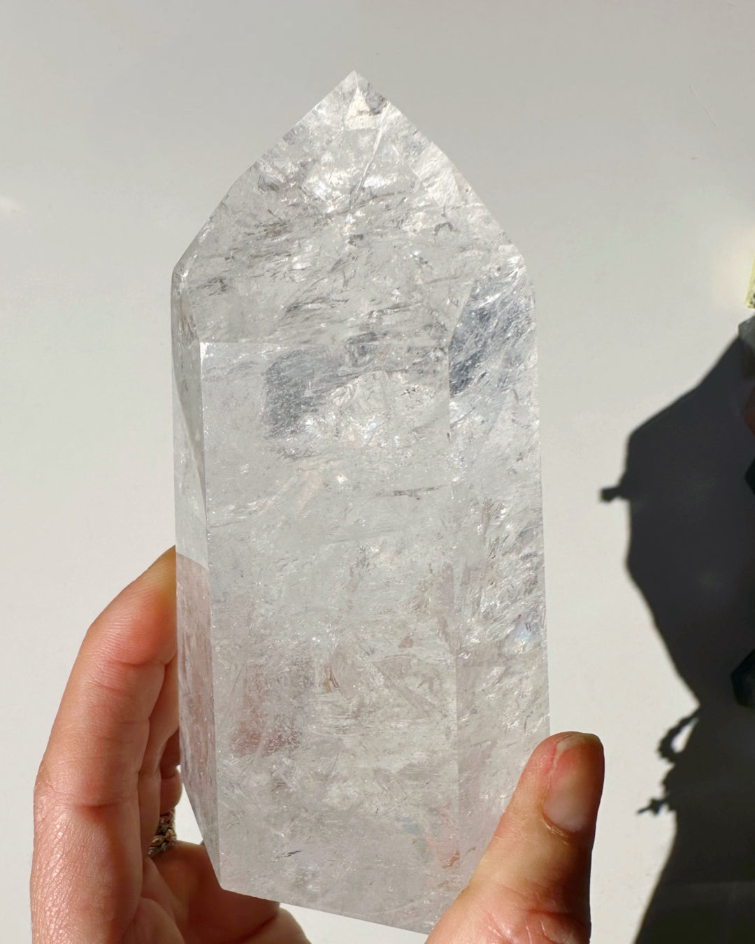 Clear Quartz Tower - Baltic Mermaid