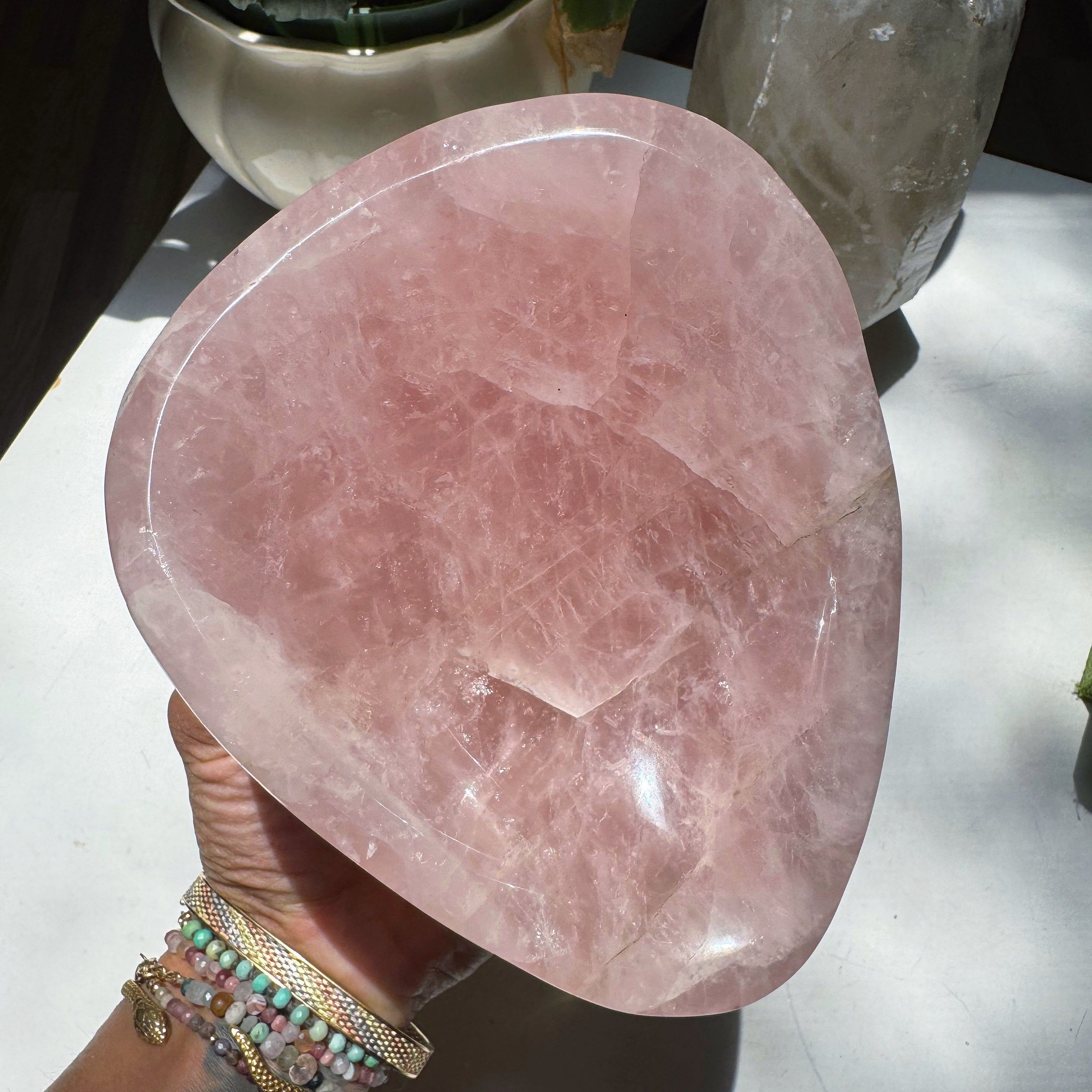 Rose Quartz Bowl Baltic Mermaid