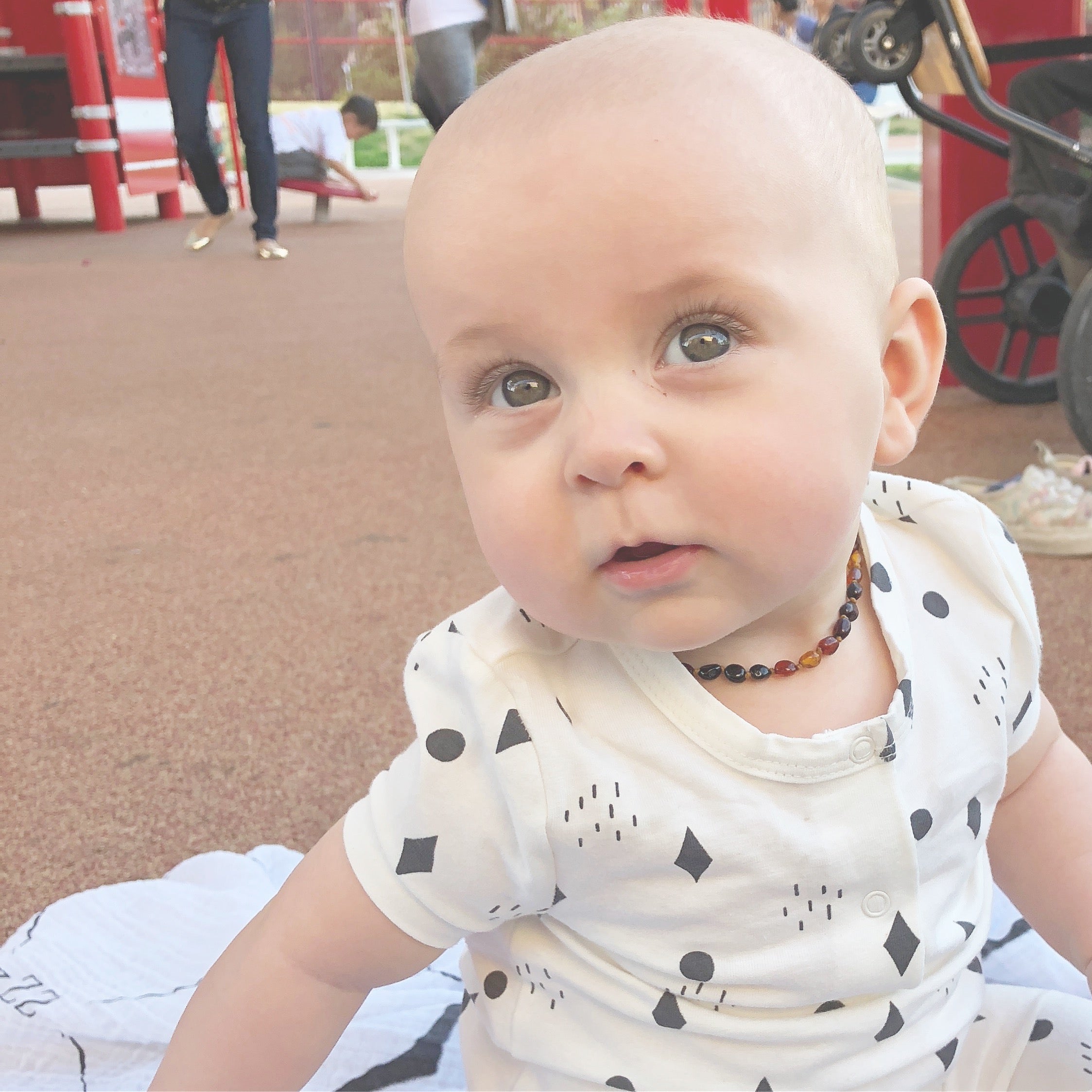 Calico Necklace - Baltic Mermaid