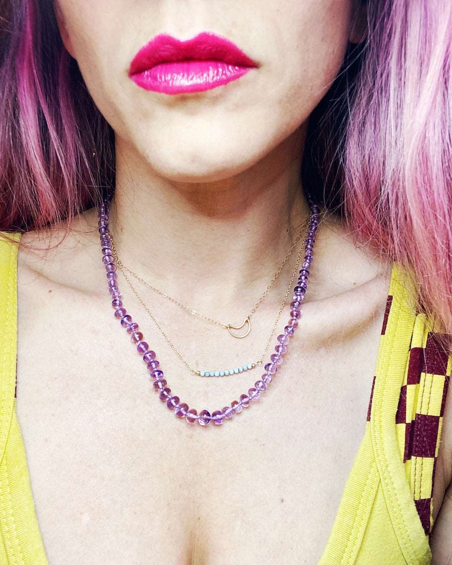 Amethyst Candy Necklace