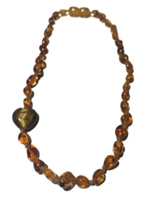 Tiger Heart Necklace - Baltic Mermaid