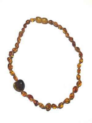 Tiger Heart Necklace - Baltic Mermaid