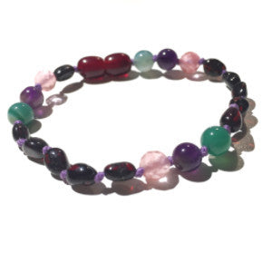 Fiona Baltic Amber Bracelet - Baltic Mermaid