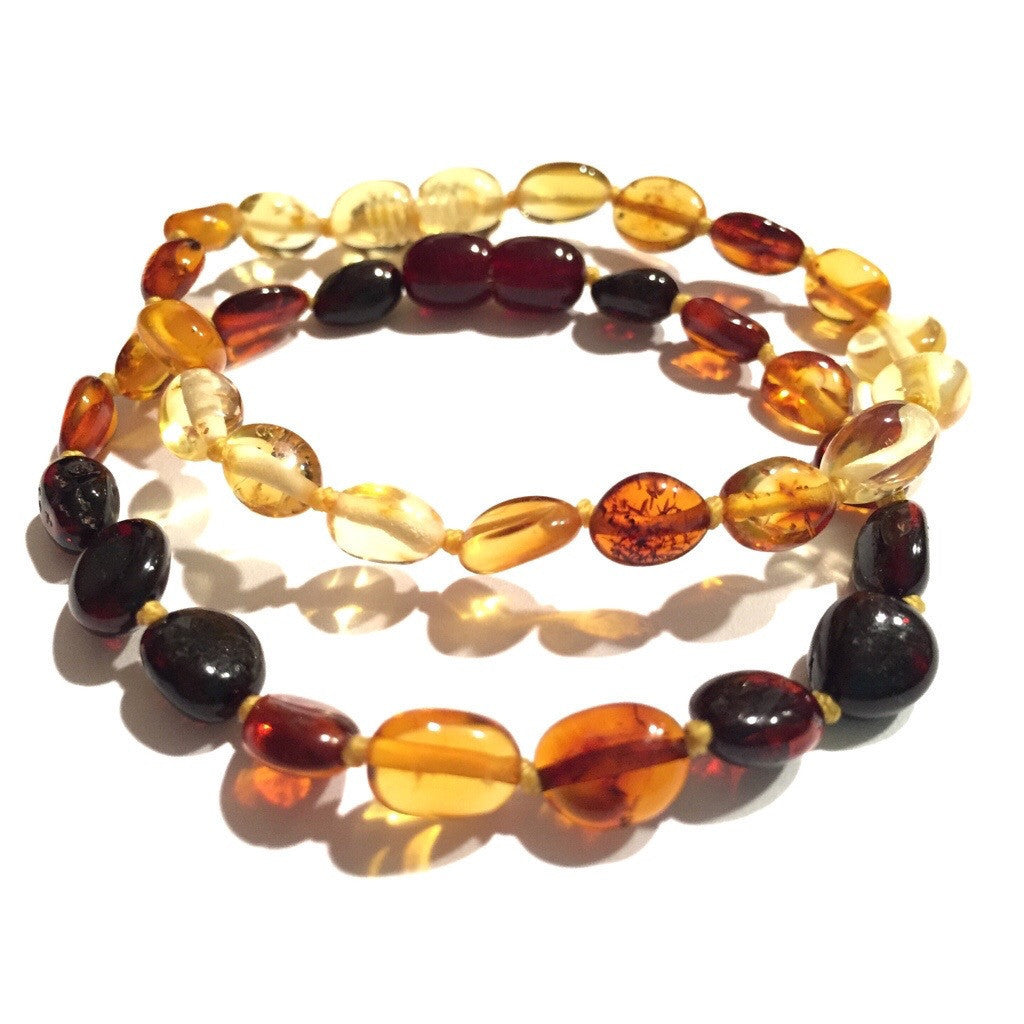 Calico Baltic Amber Bracelet - Baltic Mermaid