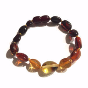 Ombré Baltic Amber Bracelet - Baltic Mermaid