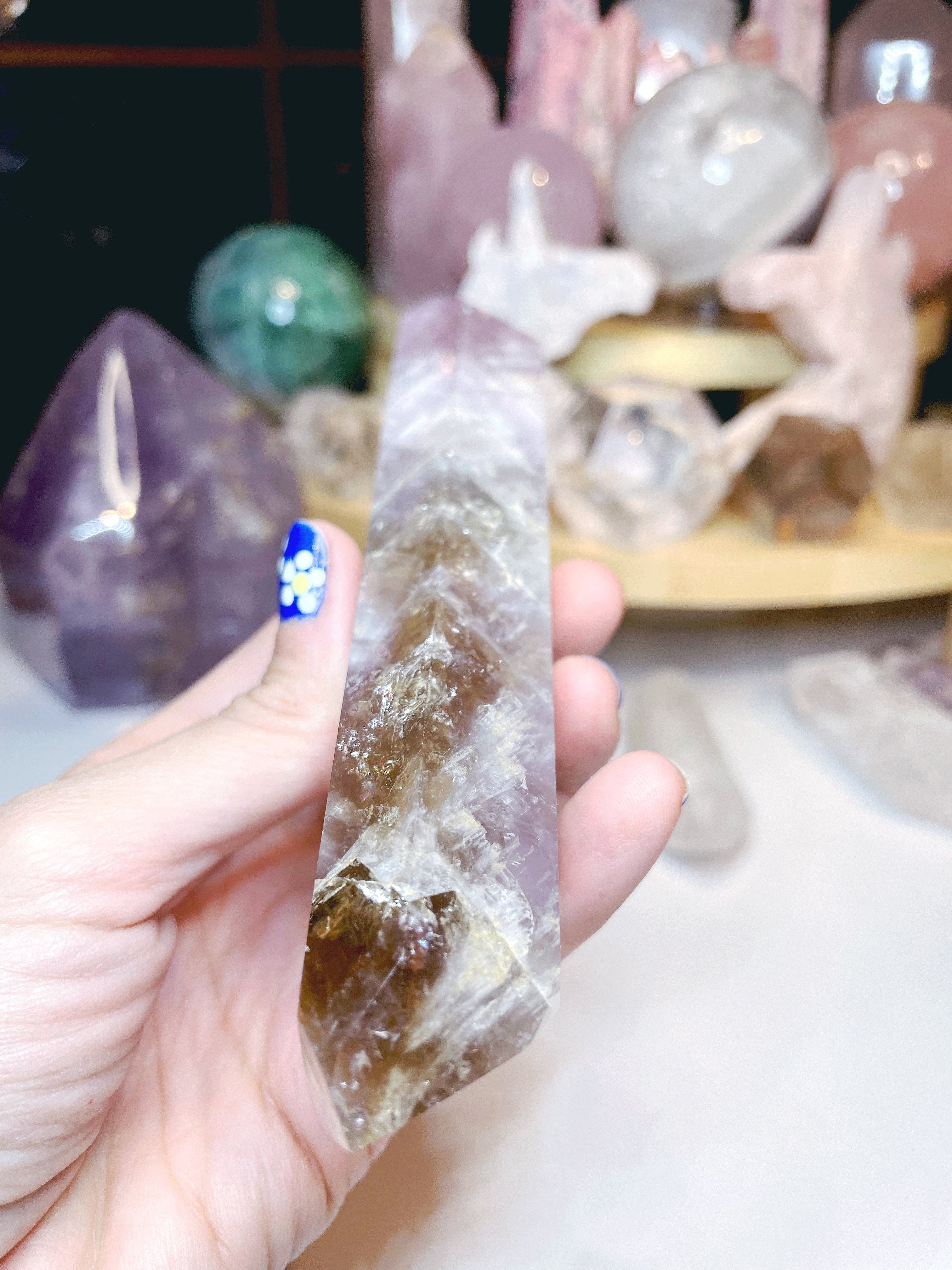 Double Terminated Super Seven Point - Baltic Mermaid