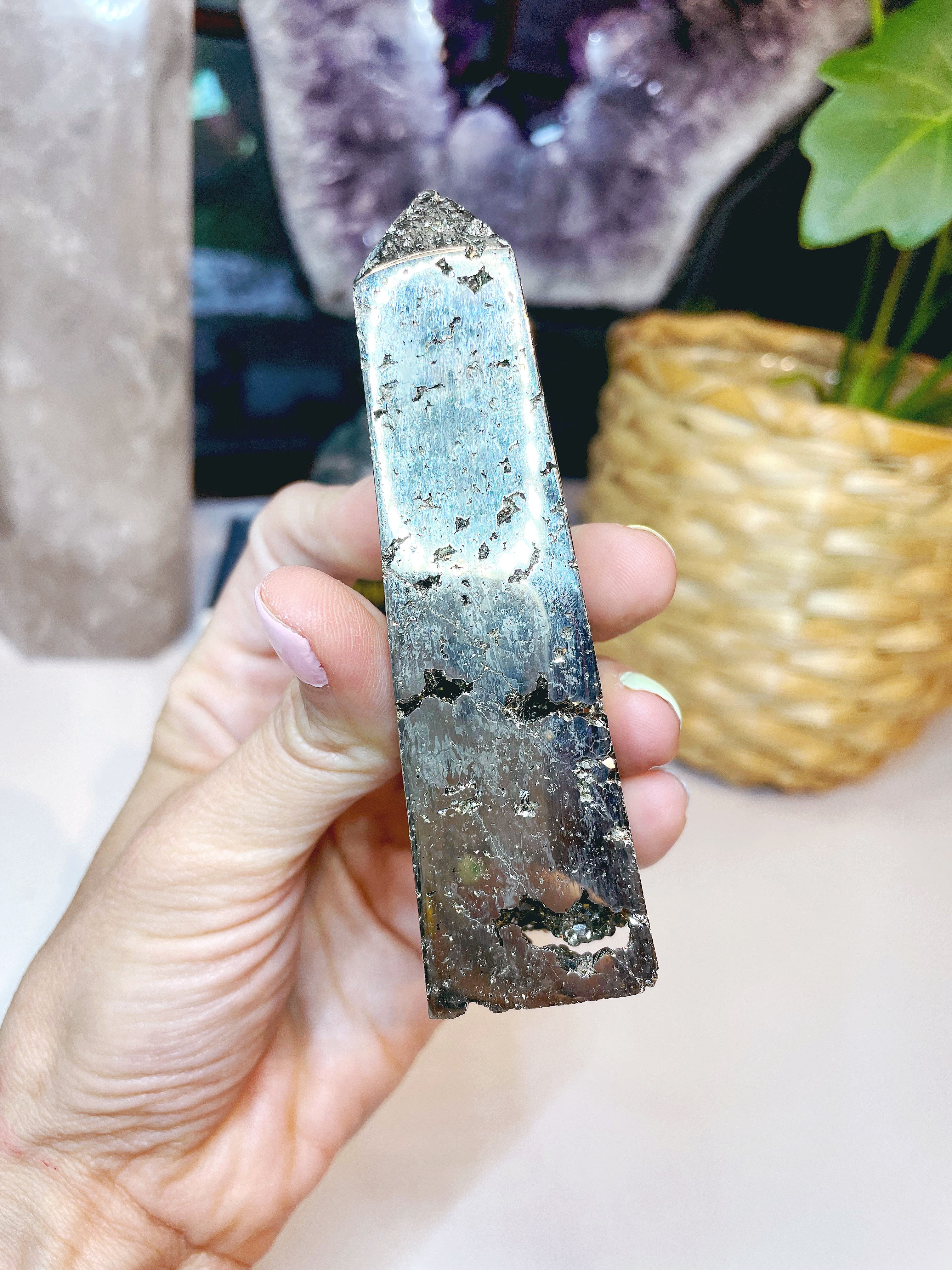 Pyrite Obelisk - Baltic Mermaid