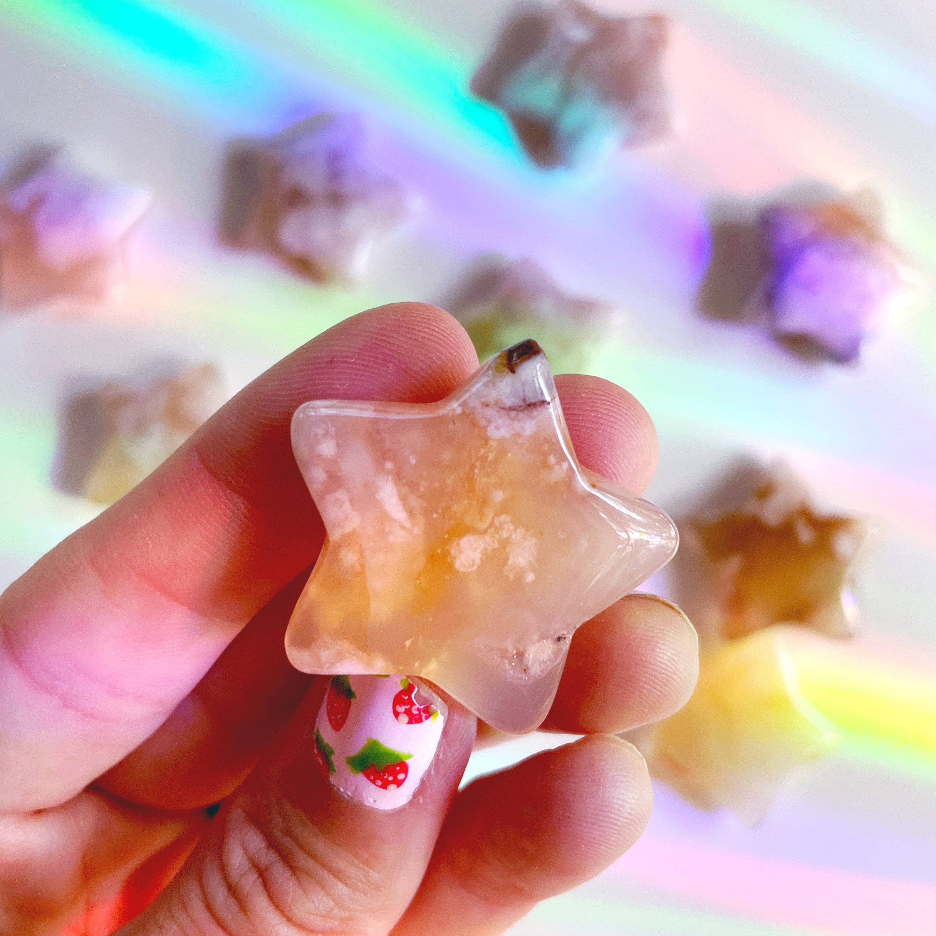 Flower Agate Stars - Baltic Mermaid