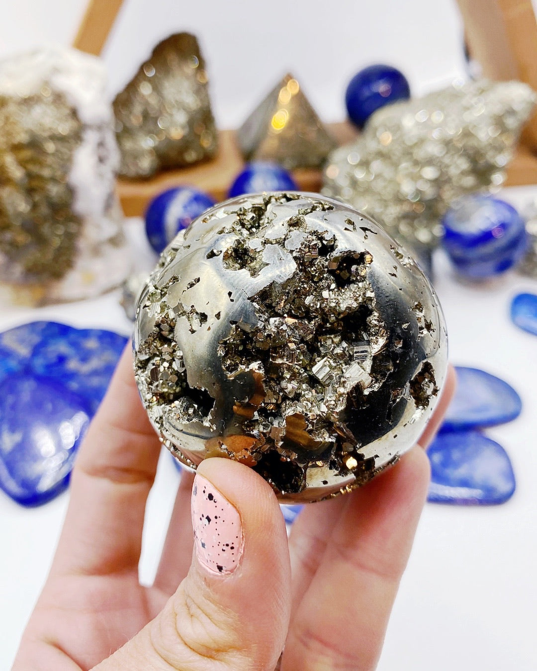 Pyrite Sphere - Baltic Mermaid