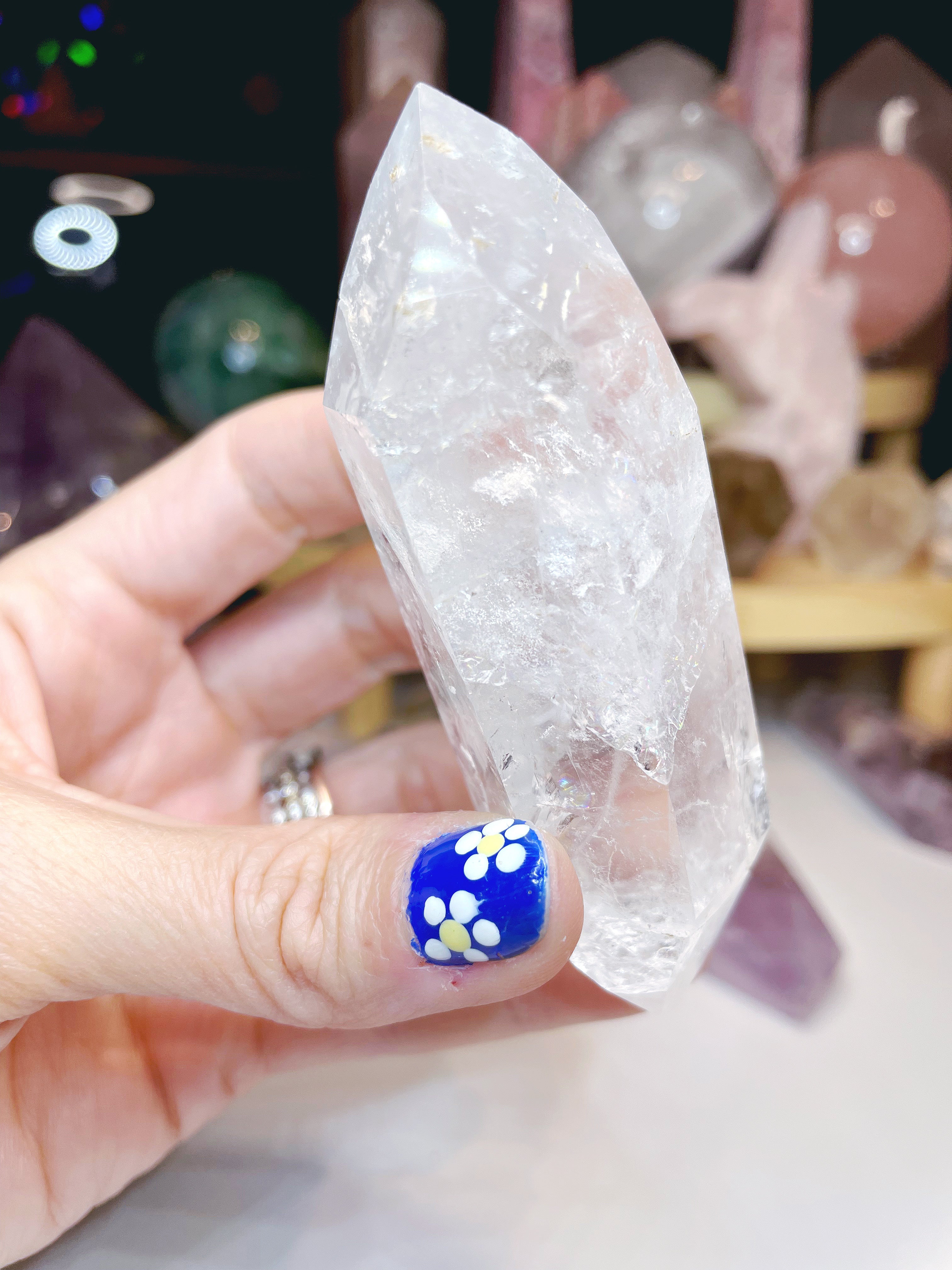 Double Terminated Clear Quartz Point - Baltic Mermaid