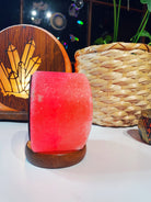 Wood Face Crystal Cluster Salt Lamp - Baltic Mermaid