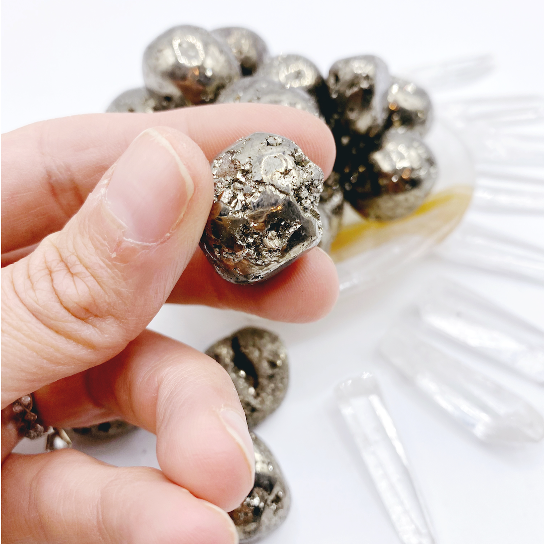 Pyrite Tumbled Stones - Baltic Mermaid