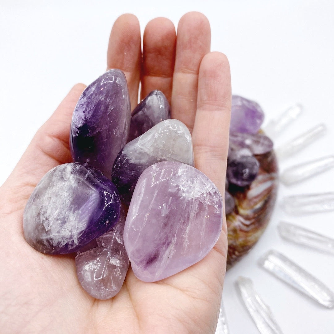 Amethyst Tumbled Stones - Baltic Mermaid
