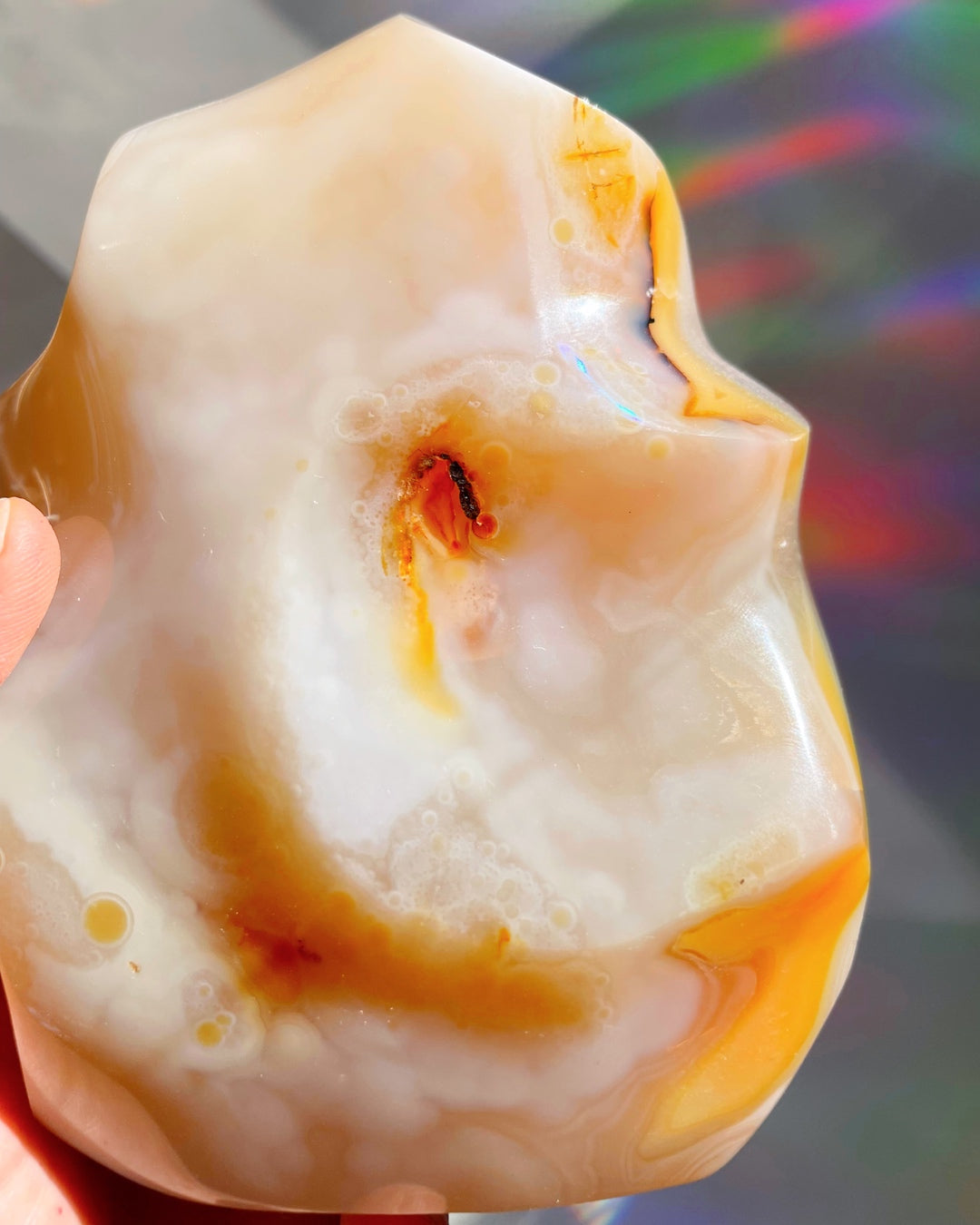 Flower Agate Flame - Baltic Mermaid