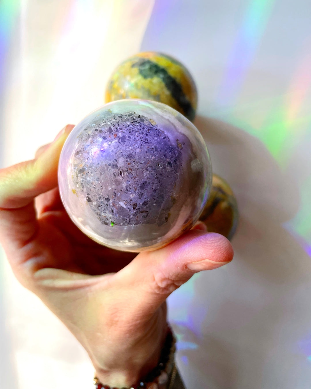 Bumblebee Jasper Sphere - Baltic Mermaid