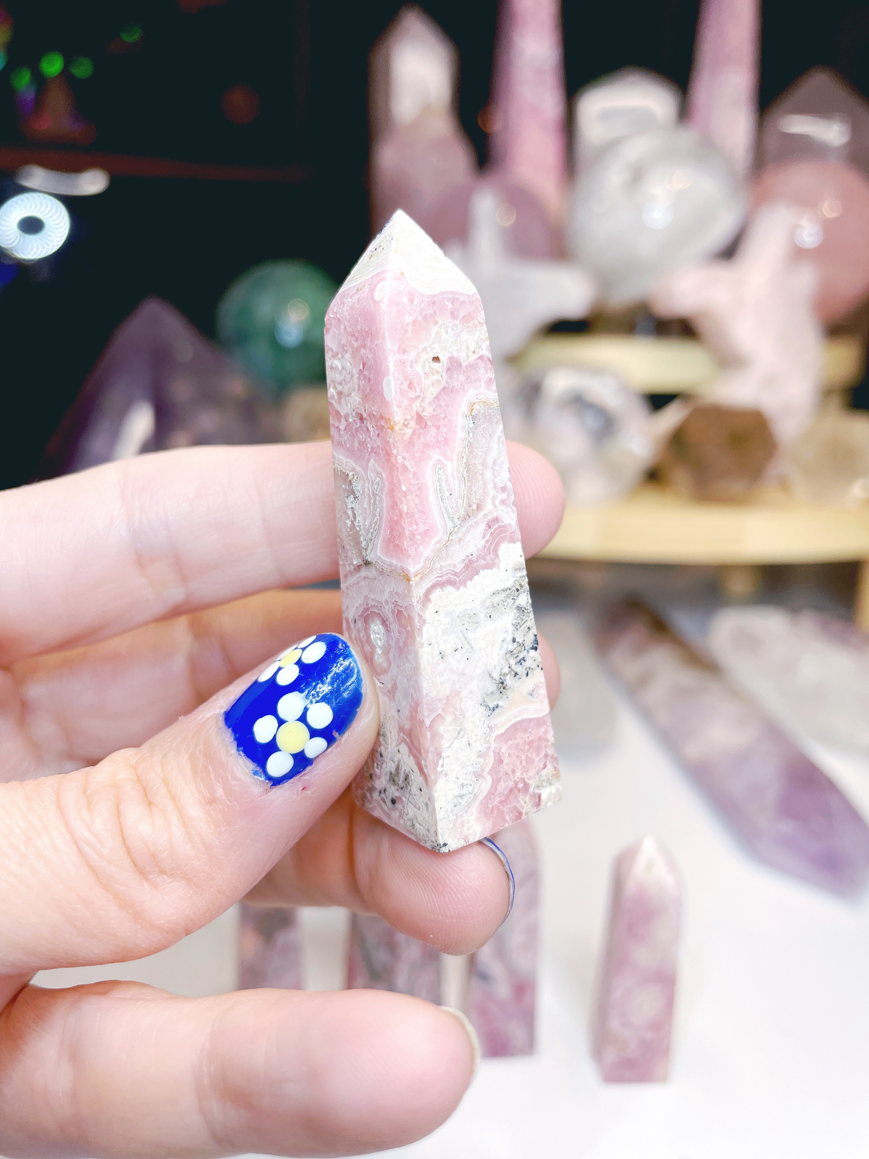Rhodochrosite Obelisk - Baltic Mermaid