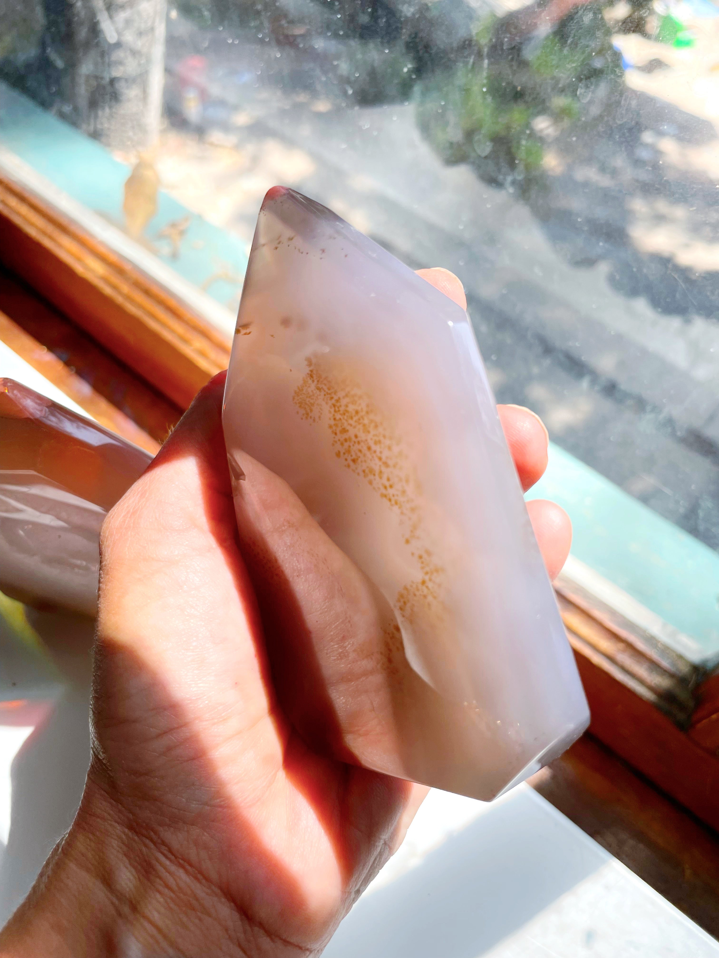 Druzy Agate Tower - Flat - Baltic Mermaid