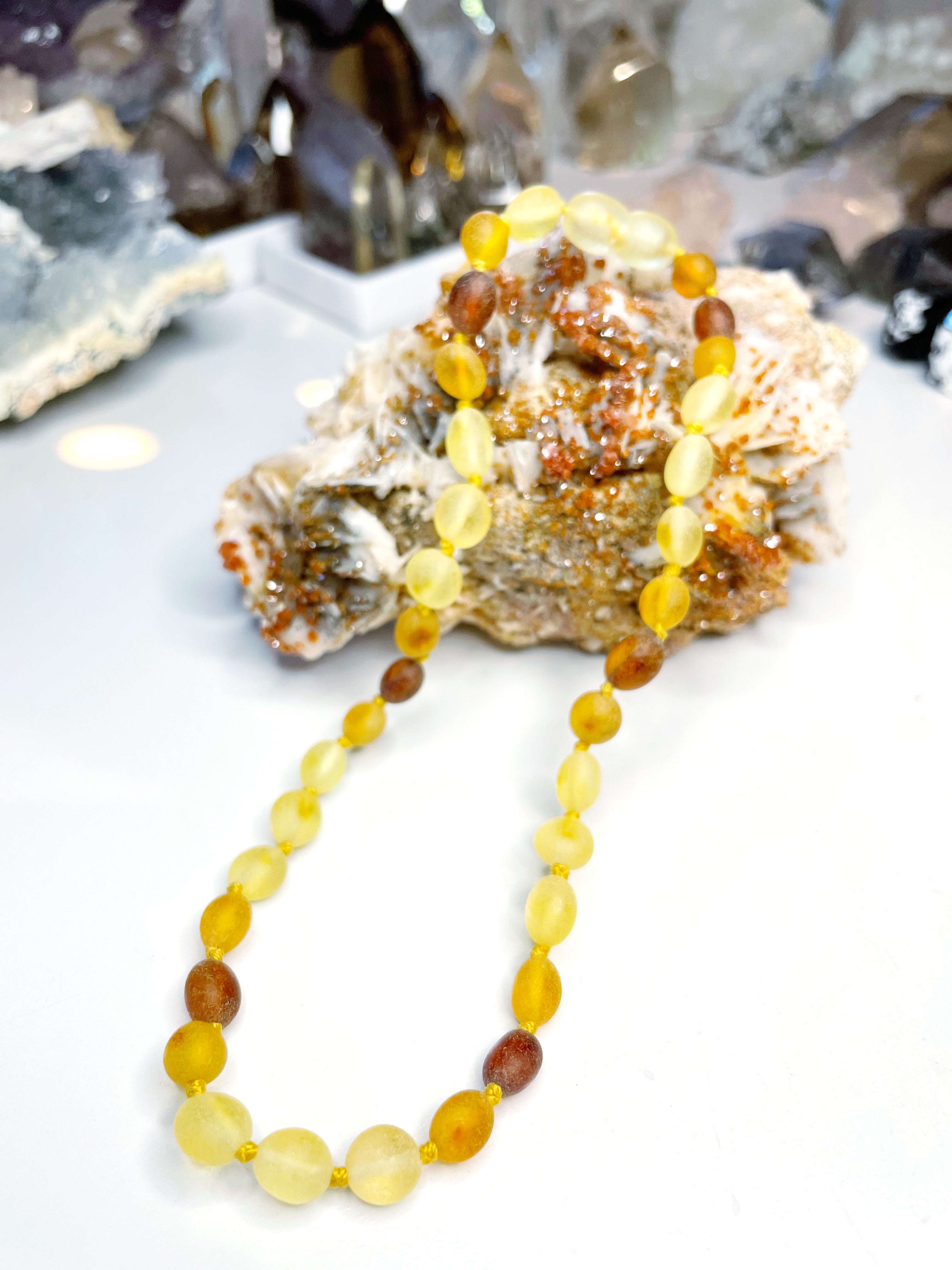 Calico Necklace - Unpolished - Baltic Mermaid