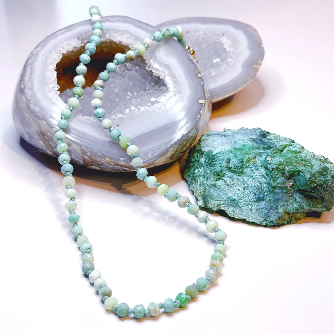 Chrysoprase Candy Necklace - Baltic Mermaid