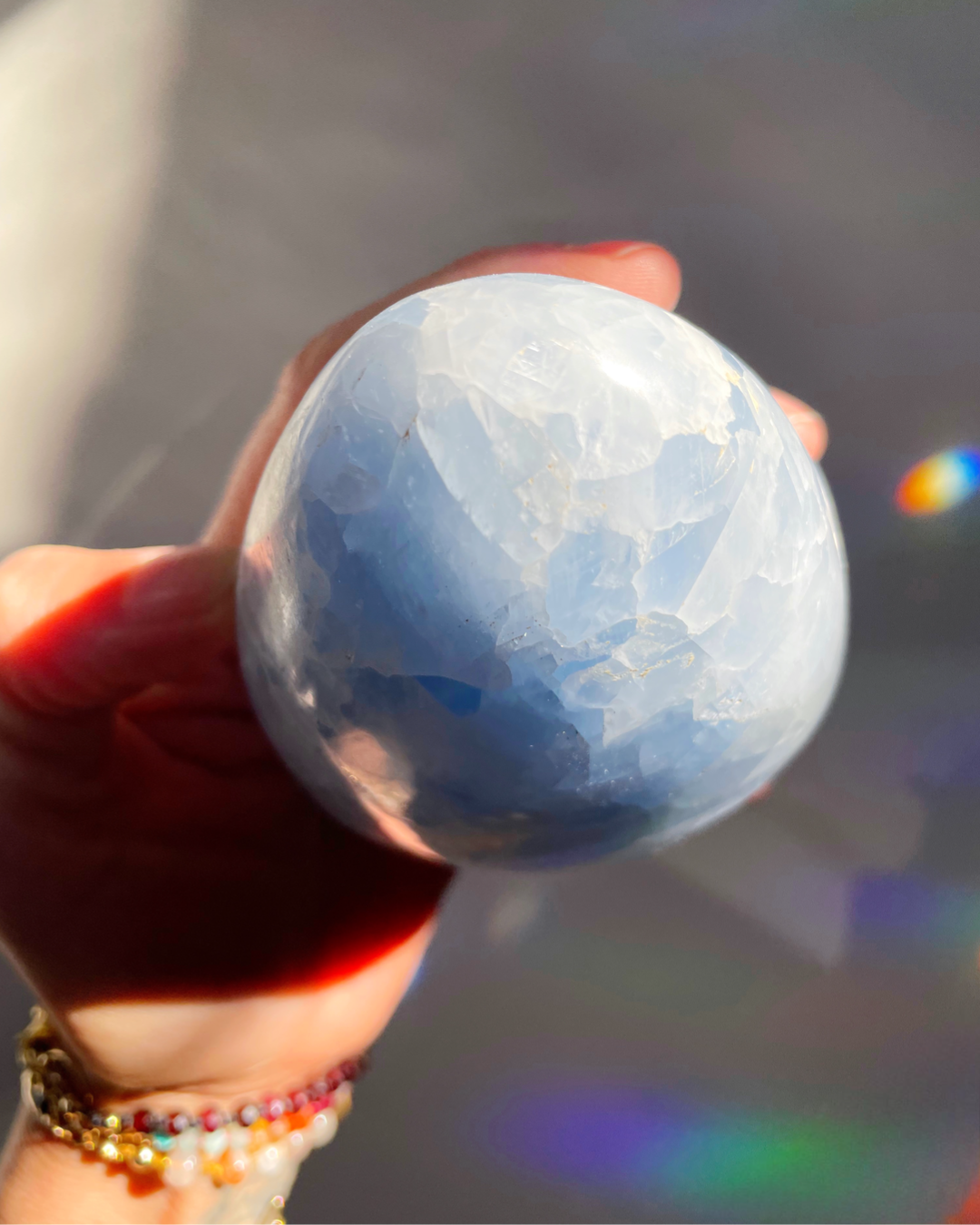 Blue Calcite Freeform - Baltic Mermaid