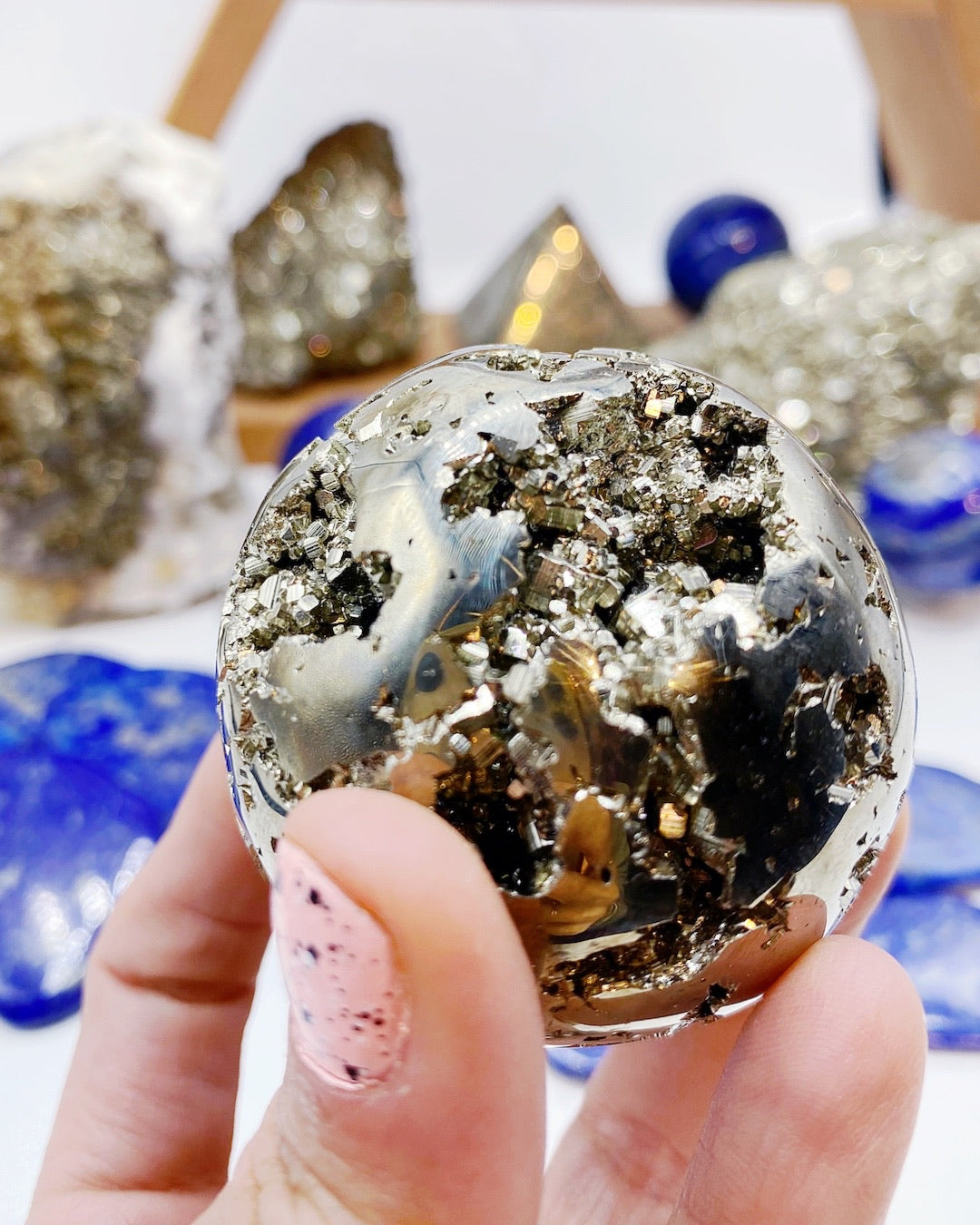 Pyrite Sphere - Baltic Mermaid