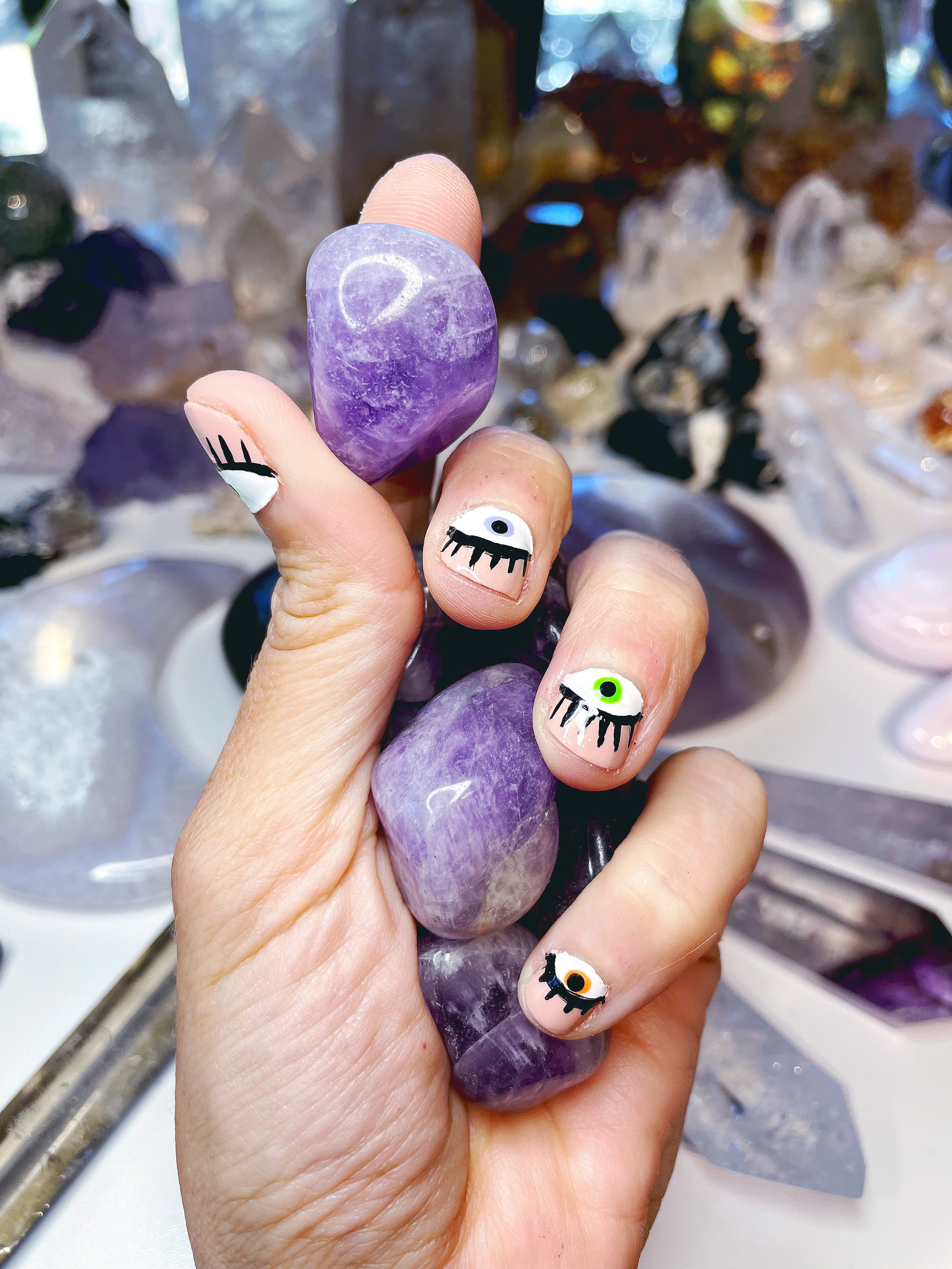 Amethyst Tumbled Stones - Baltic Mermaid