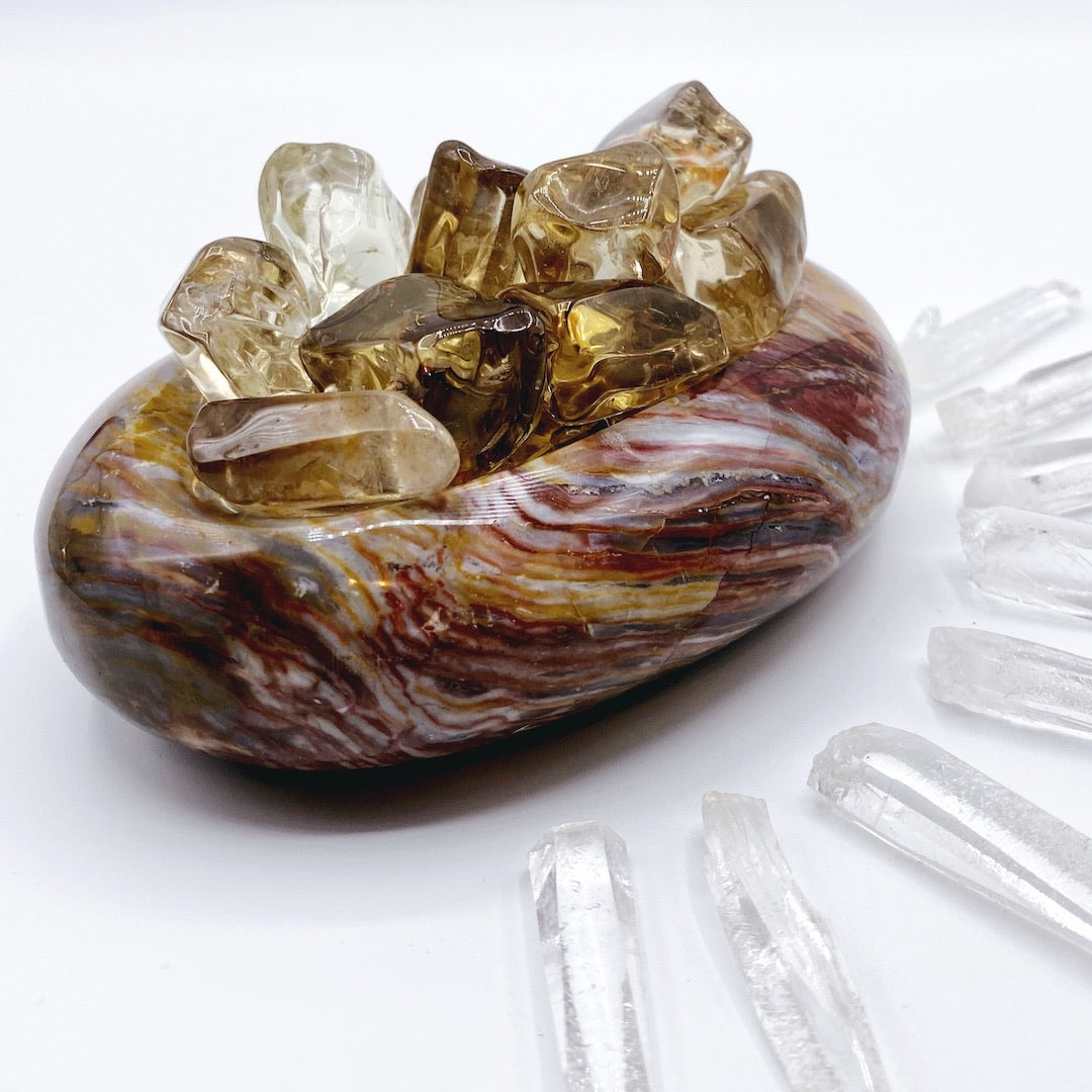 Natural Citrine Tumbled Stones - Baltic Mermaid