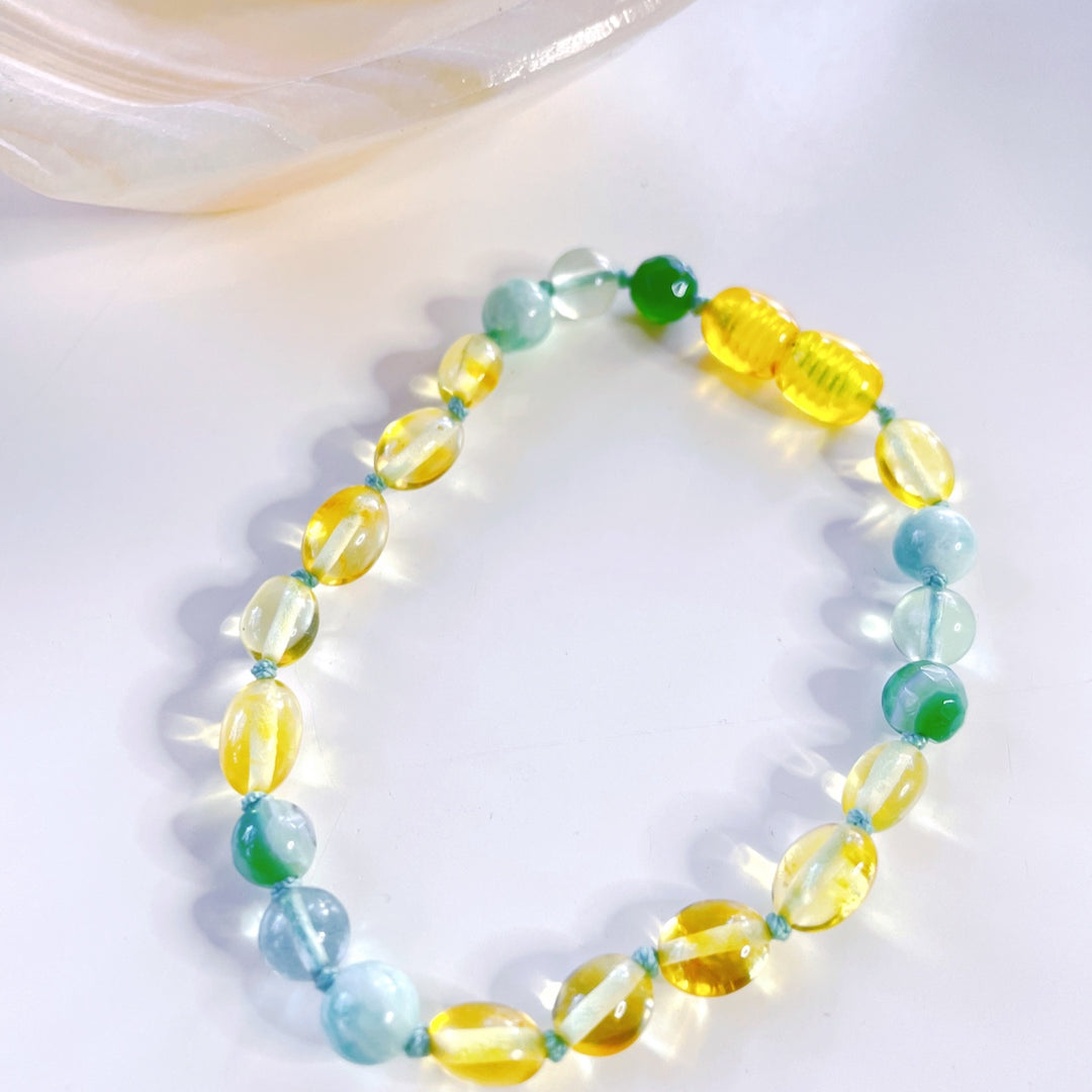 Tranquility Baltic Amber Bracelet - Baltic Mermaid