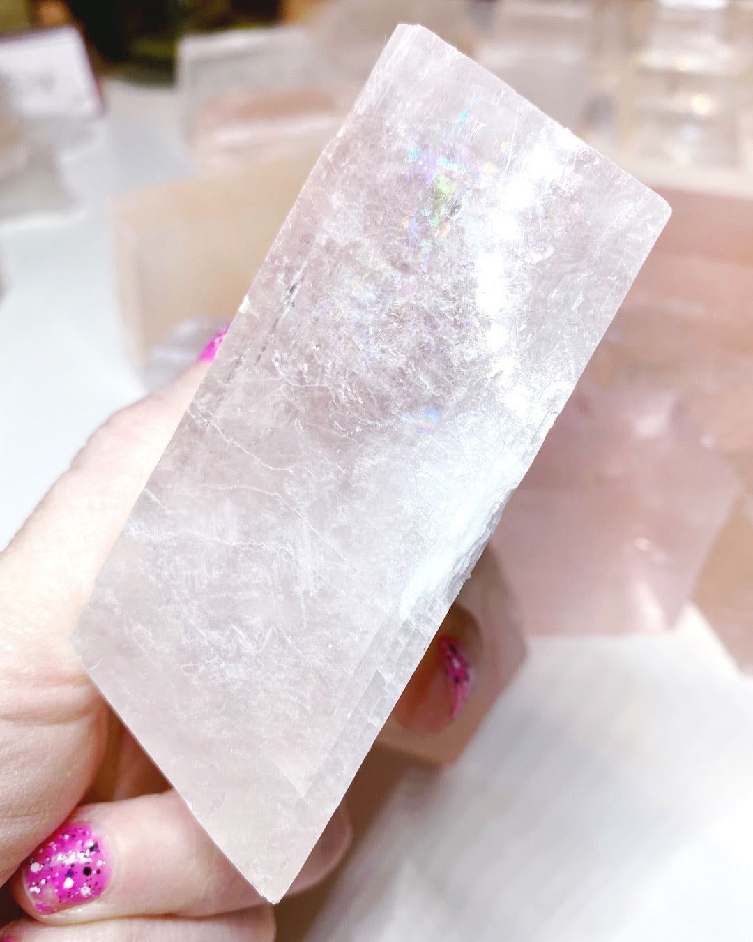 Pink Optical Calcite - Baltic Mermaid
