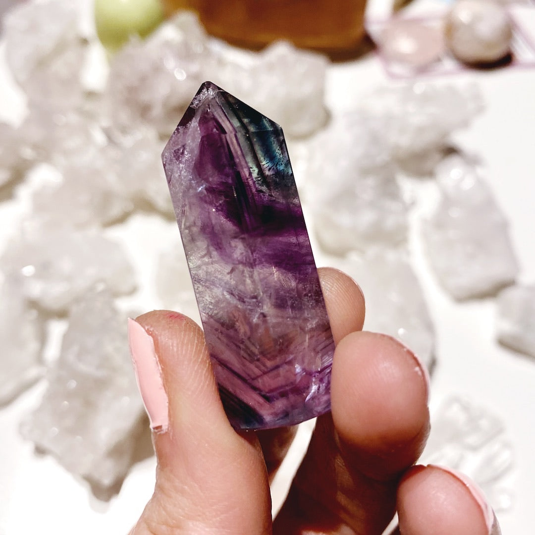 Little Fluorite Towers - Baltic Mermaid